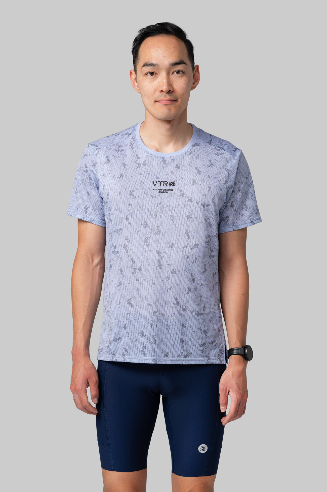 Мужская Беговая Футболка Performance Blue Bloom