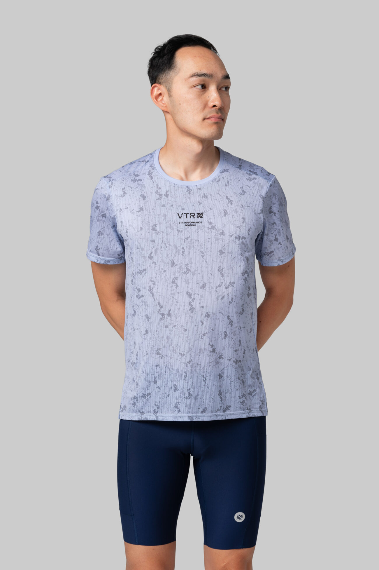 Мужская Беговая Футболка Performance Blue Bloom