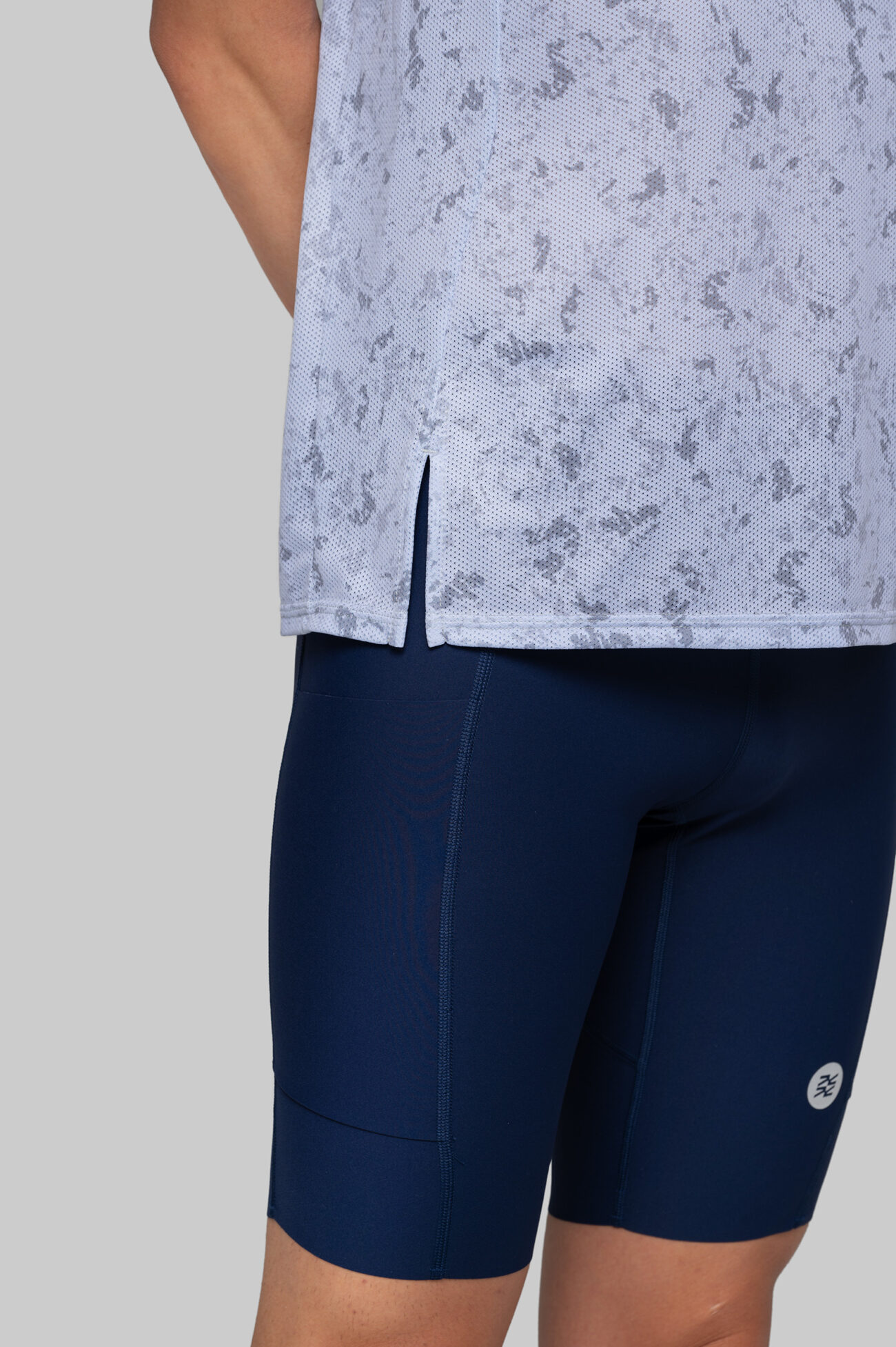 Мужская Беговая Футболка Performance Blue Bloom