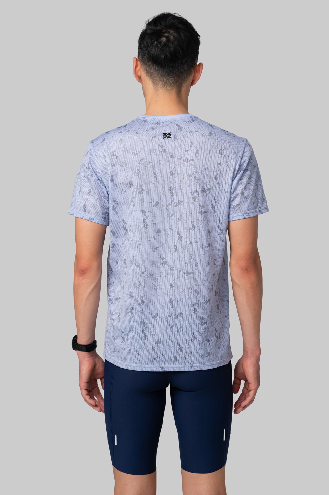 Мужская Беговая Футболка Performance Blue Bloom