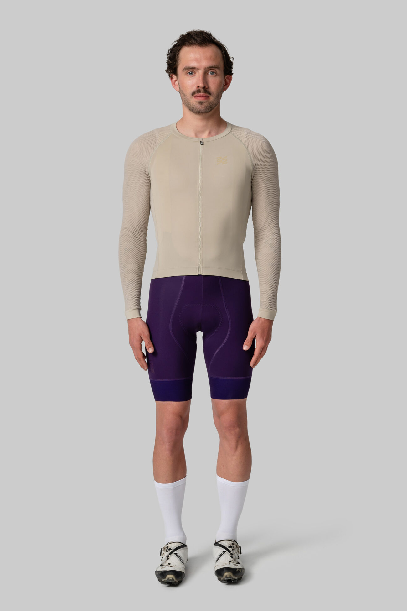 Мужская Джерси с Длинным Рукавом Evolve Simply Taupe