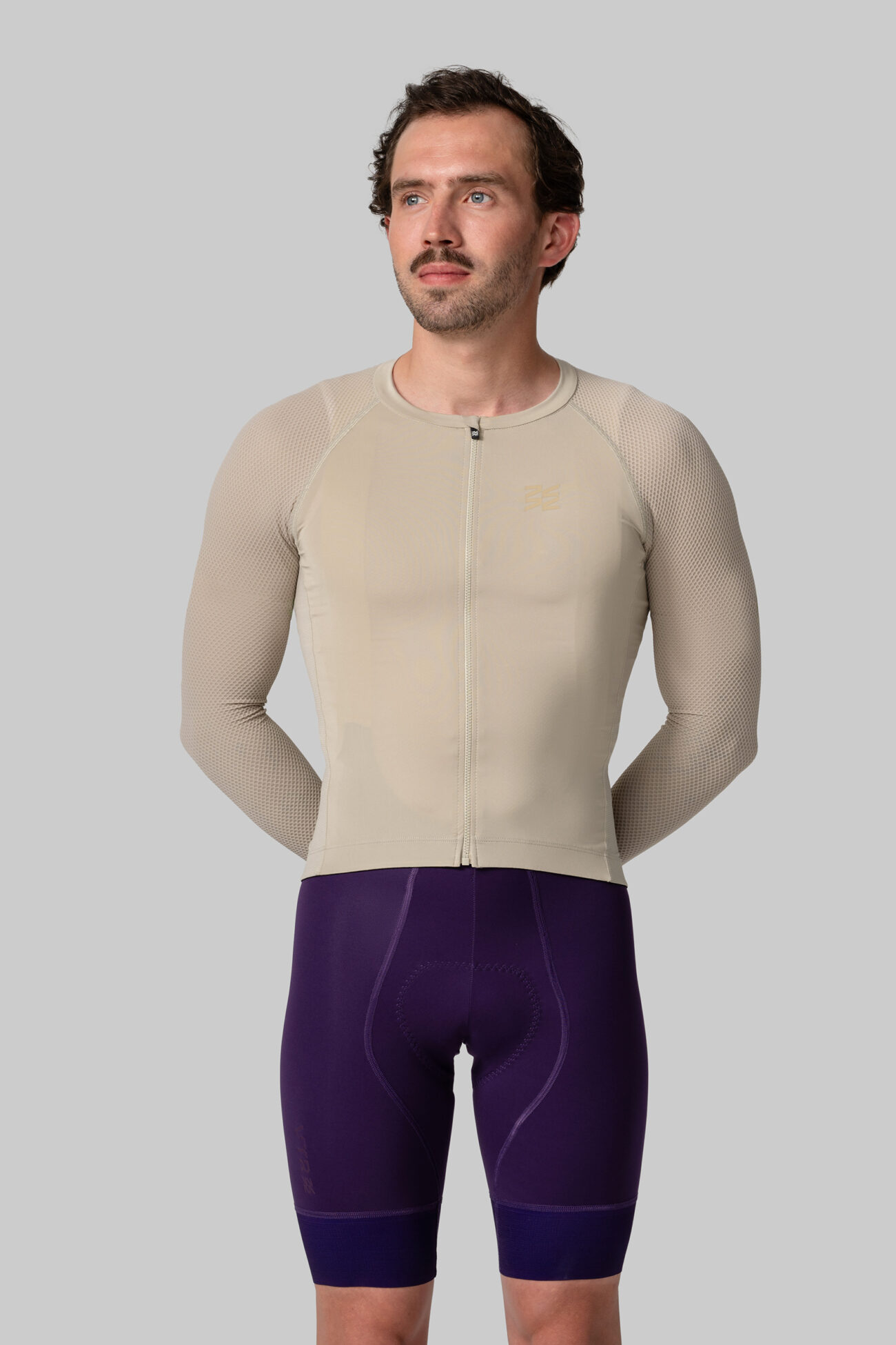 Мужская Джерси с Длинным Рукавом Evolve Simply Taupe