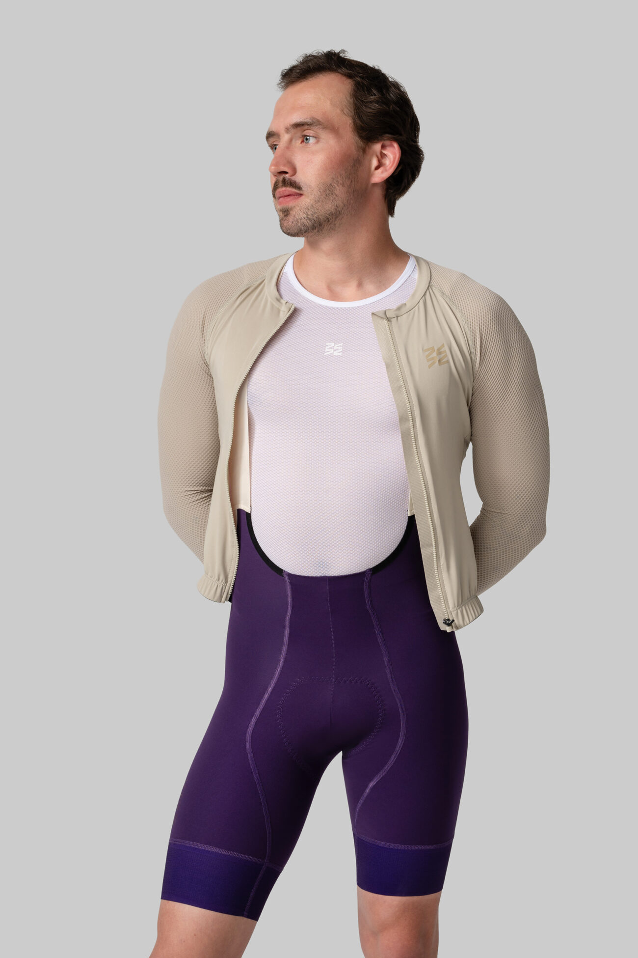 Мужская Джерси с Длинным Рукавом Evolve Simply Taupe