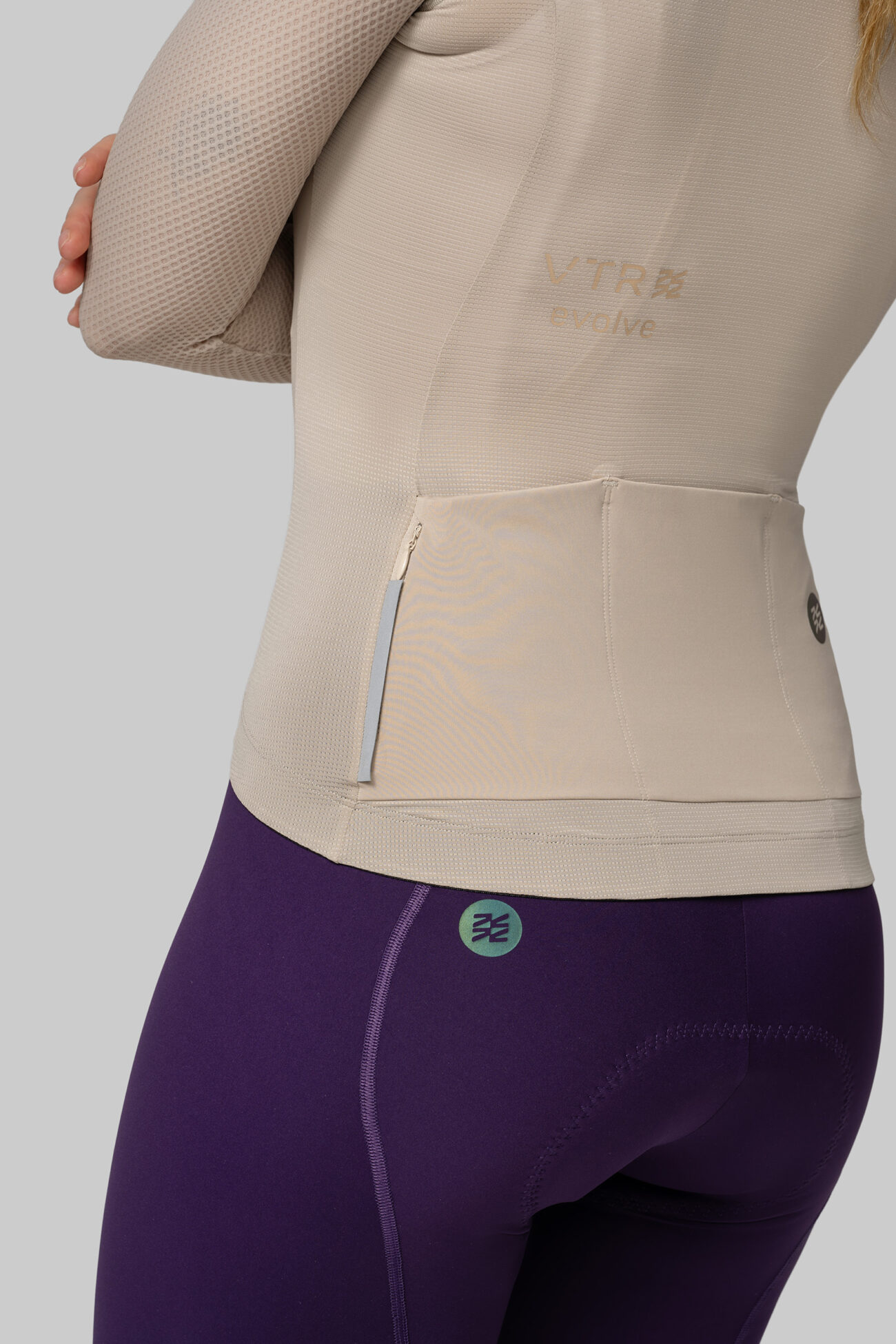 Женская Джерси с Длинным Рукавом Evolve Simply Taupe