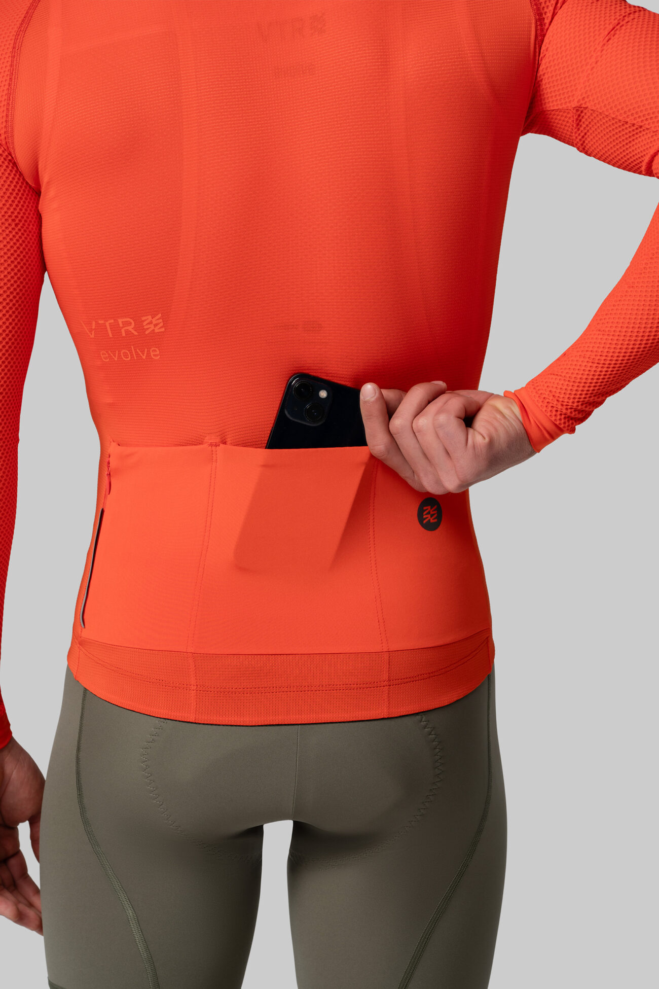 Мужская Джерси с Длинным Рукавом Evolve Spicy Orange