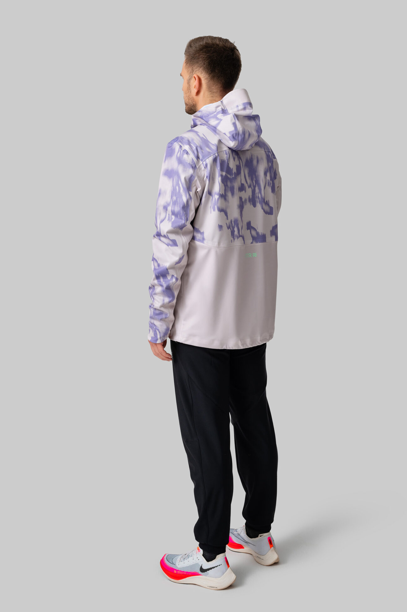Мужской Беговой Анорак Practice Lavender Sand