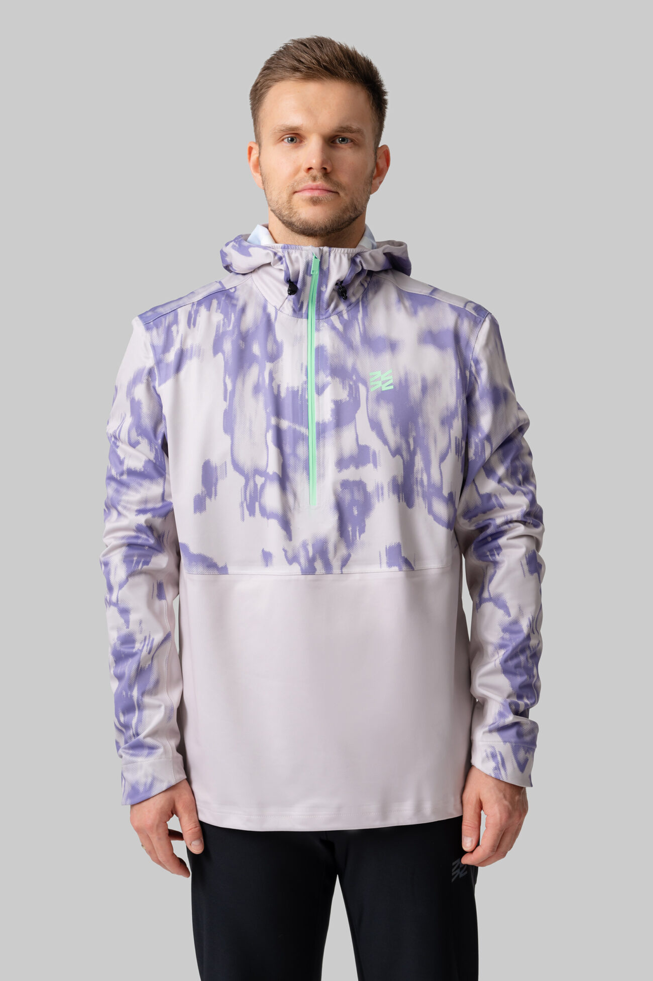 Мужской Беговой Анорак Practice Lavender Sand