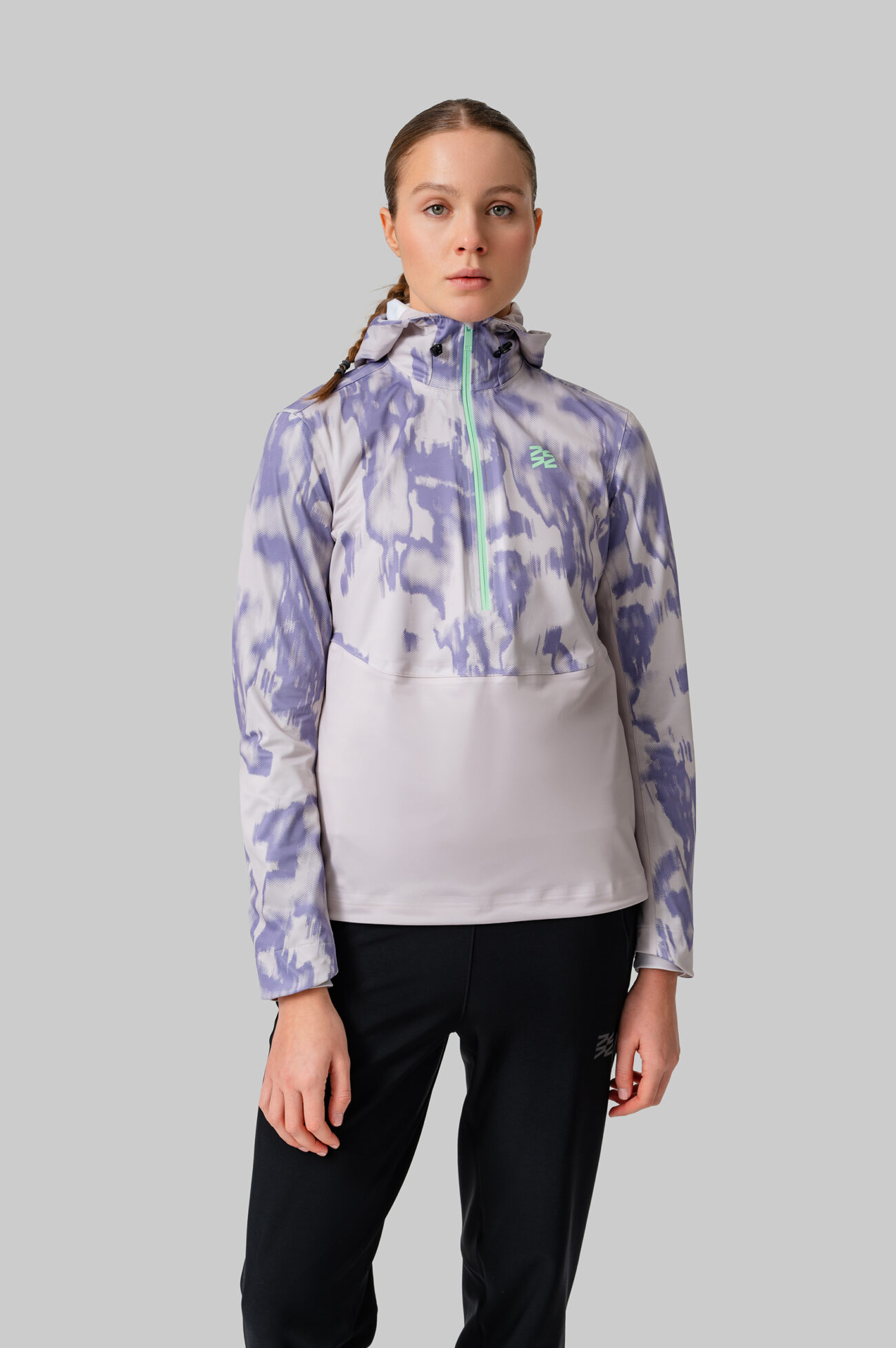 Женский Беговой Анорак Practice Lavender Sand