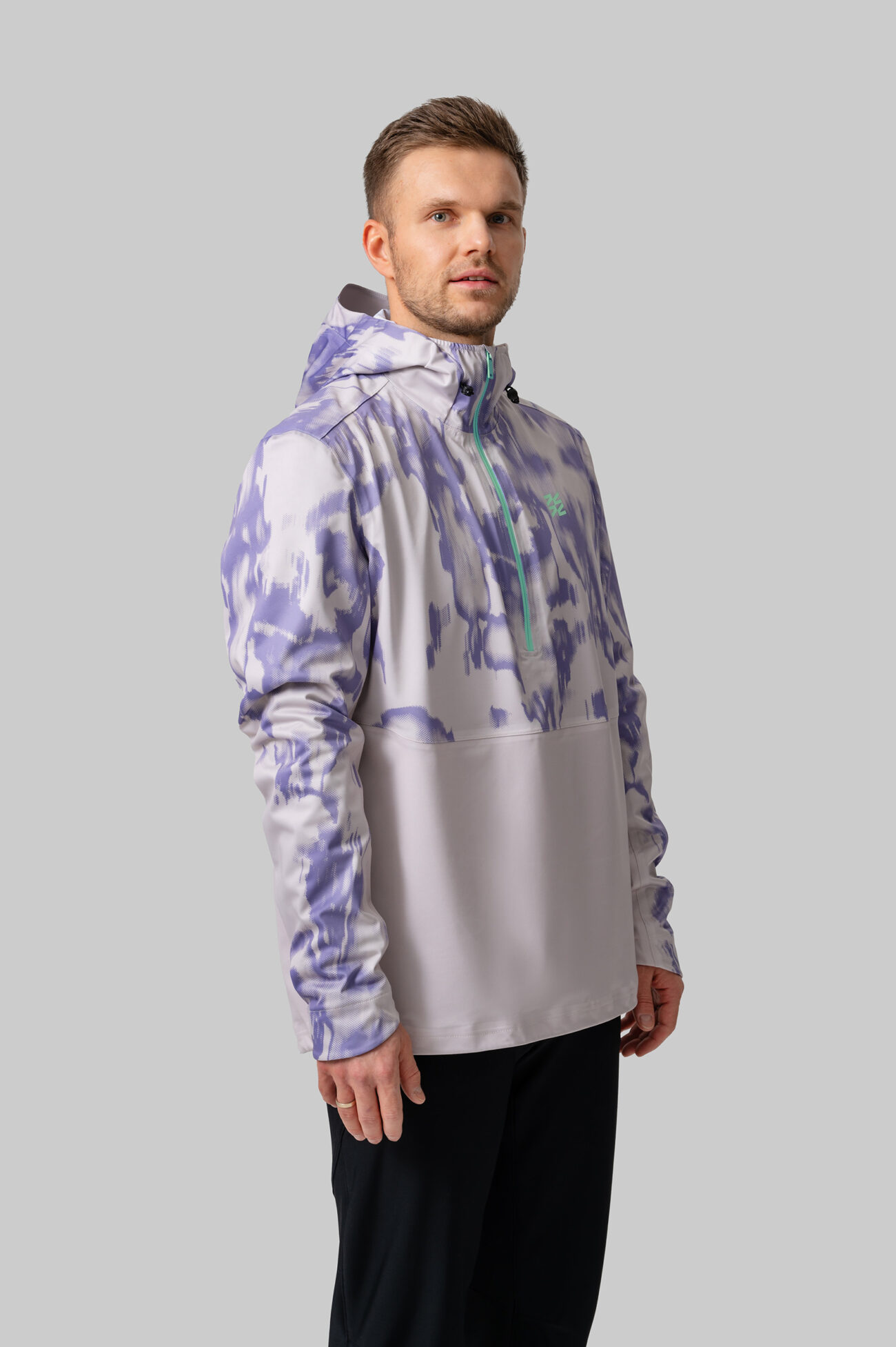 Мужской Беговой Анорак Practice Lavender Sand