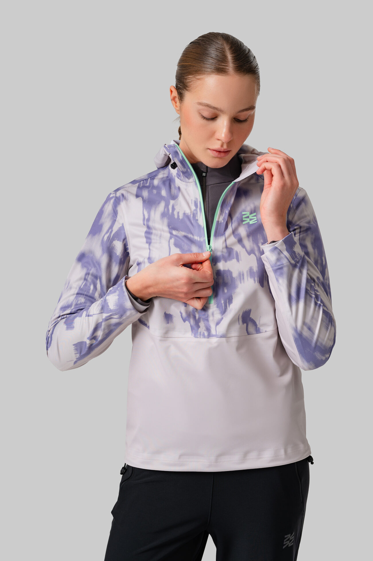 Женский Беговой Анорак Practice Lavender Sand