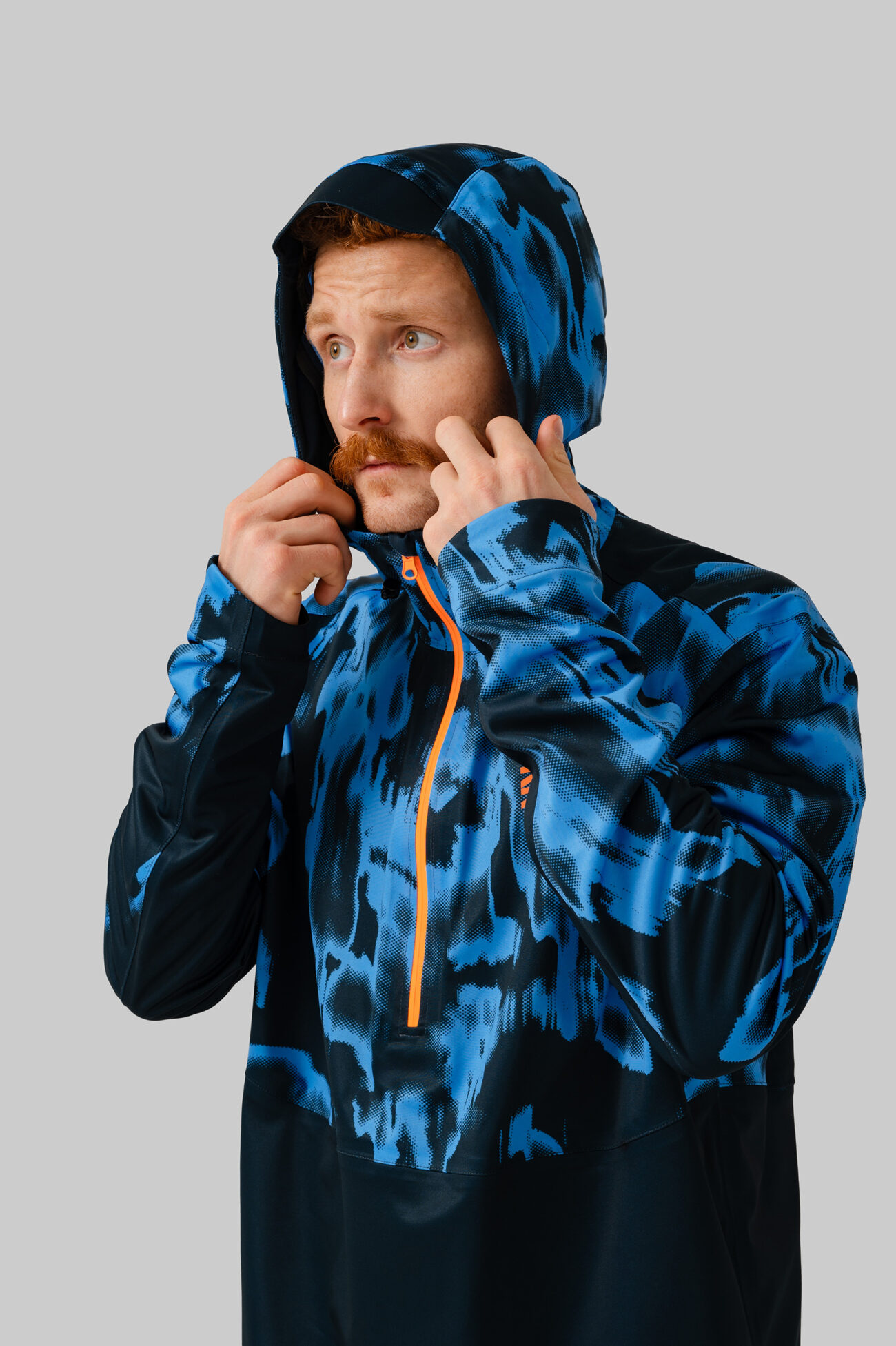 Мужской Беговой Анорак Practice Lava Frost