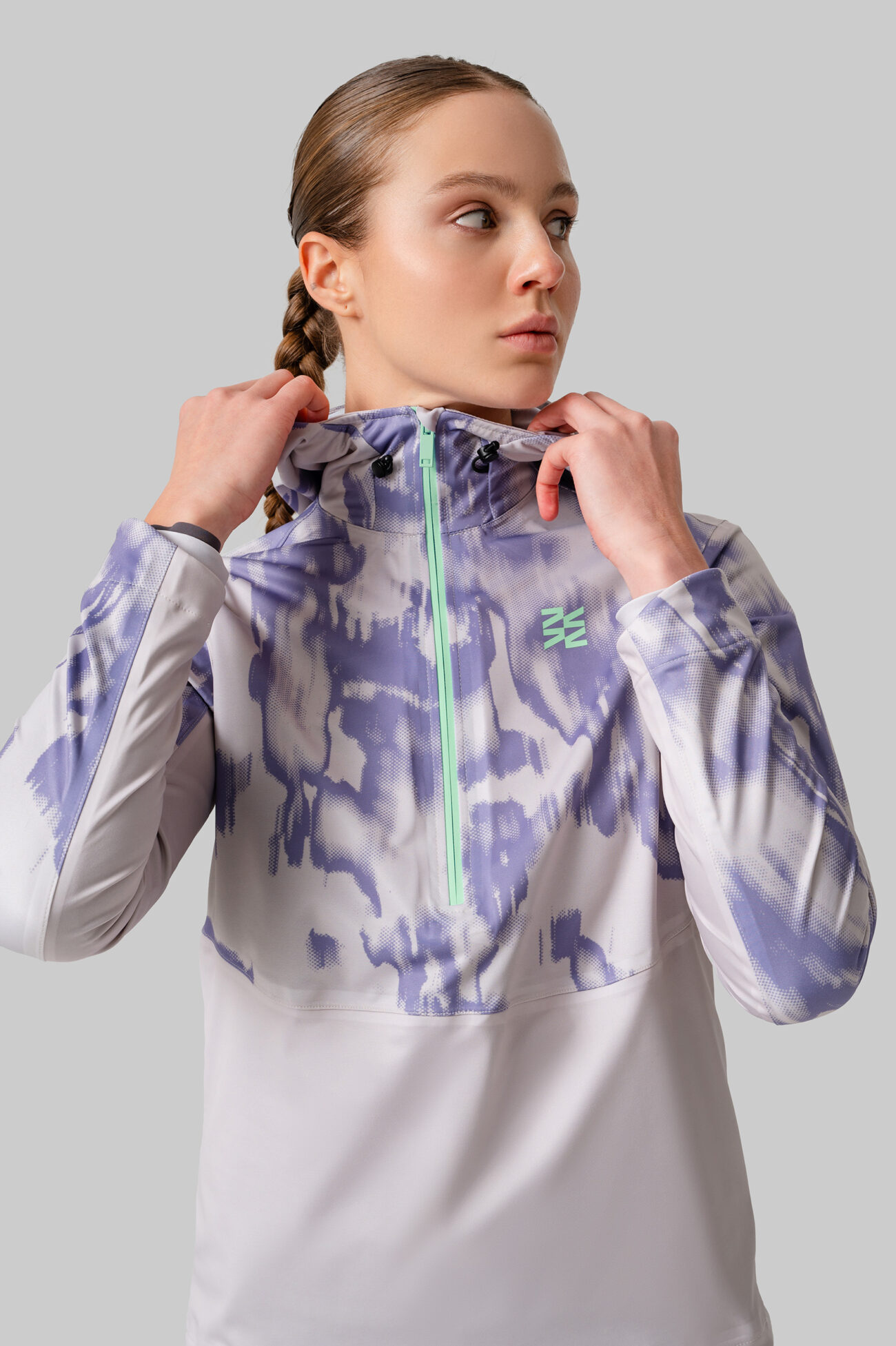 Женский Беговой Анорак Practice Lavender Sand