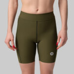 Женские Беговые Халф-тайтсы Cargo Olive