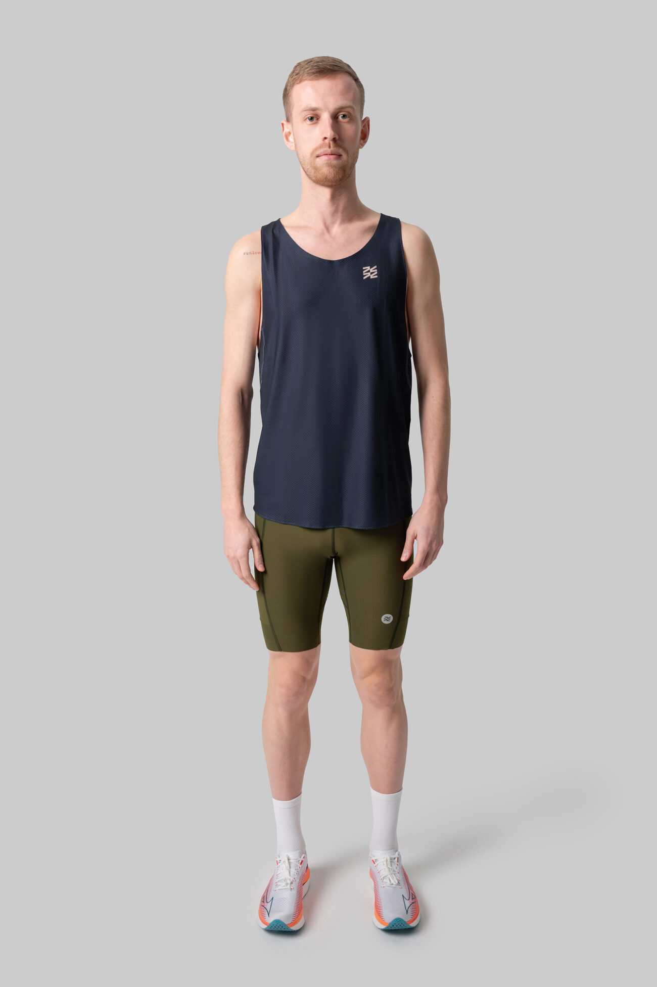 Мужские Беговые Халф-тайтсы Cargo Olive