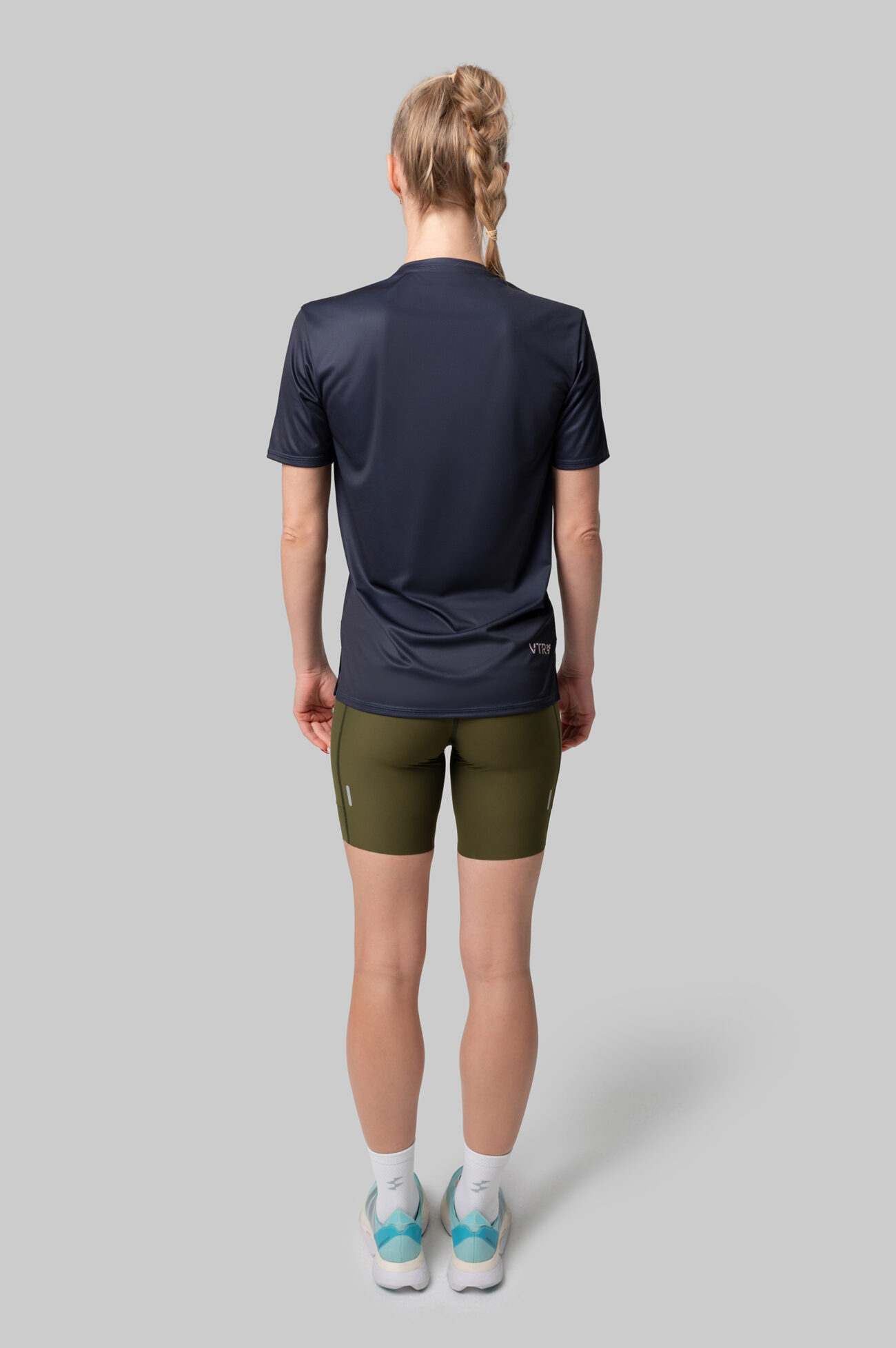 Женские Беговые Халф-тайтсы Cargo Olive