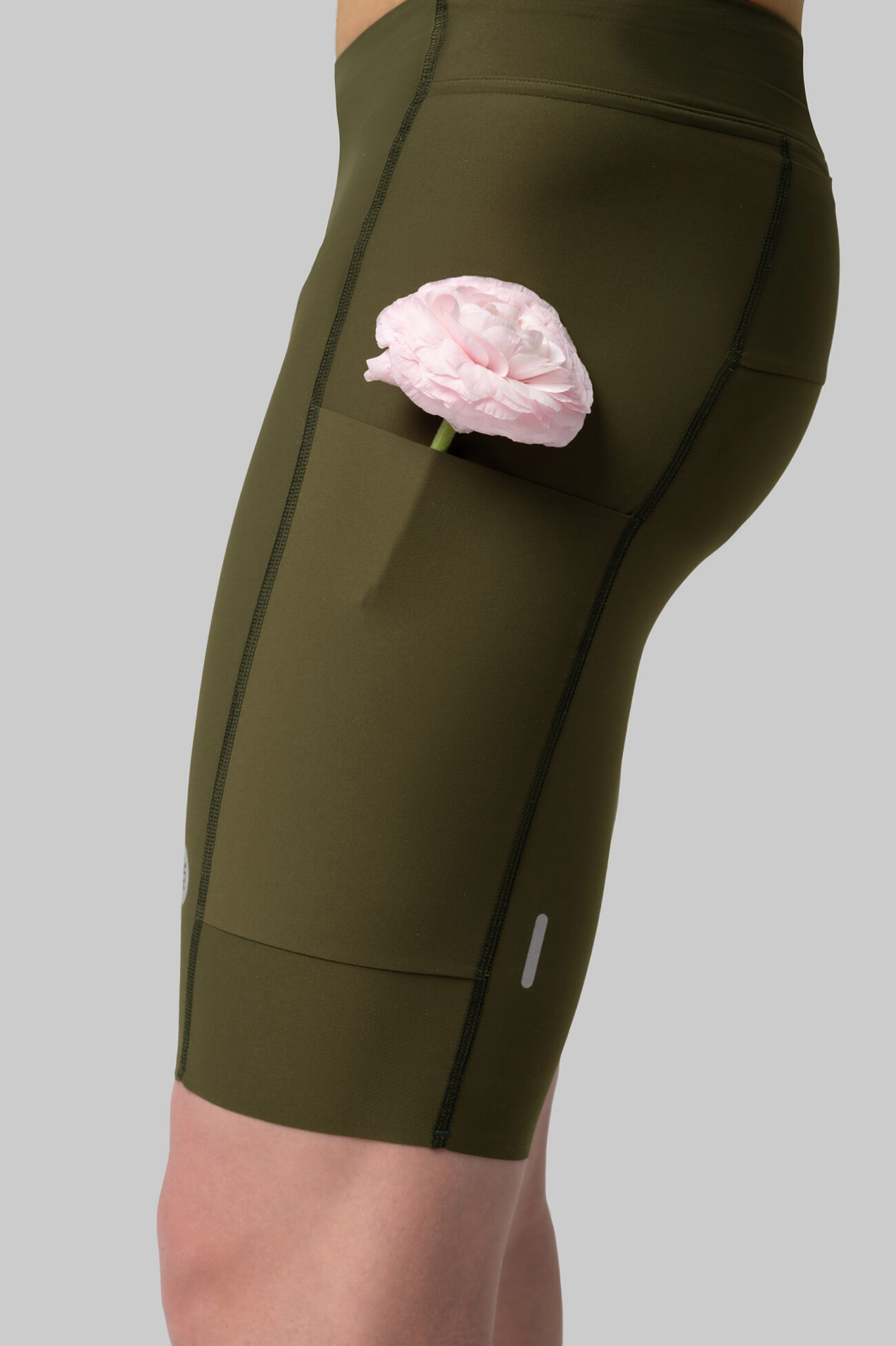 Мужские Беговые Халф-тайтсы Cargo Olive