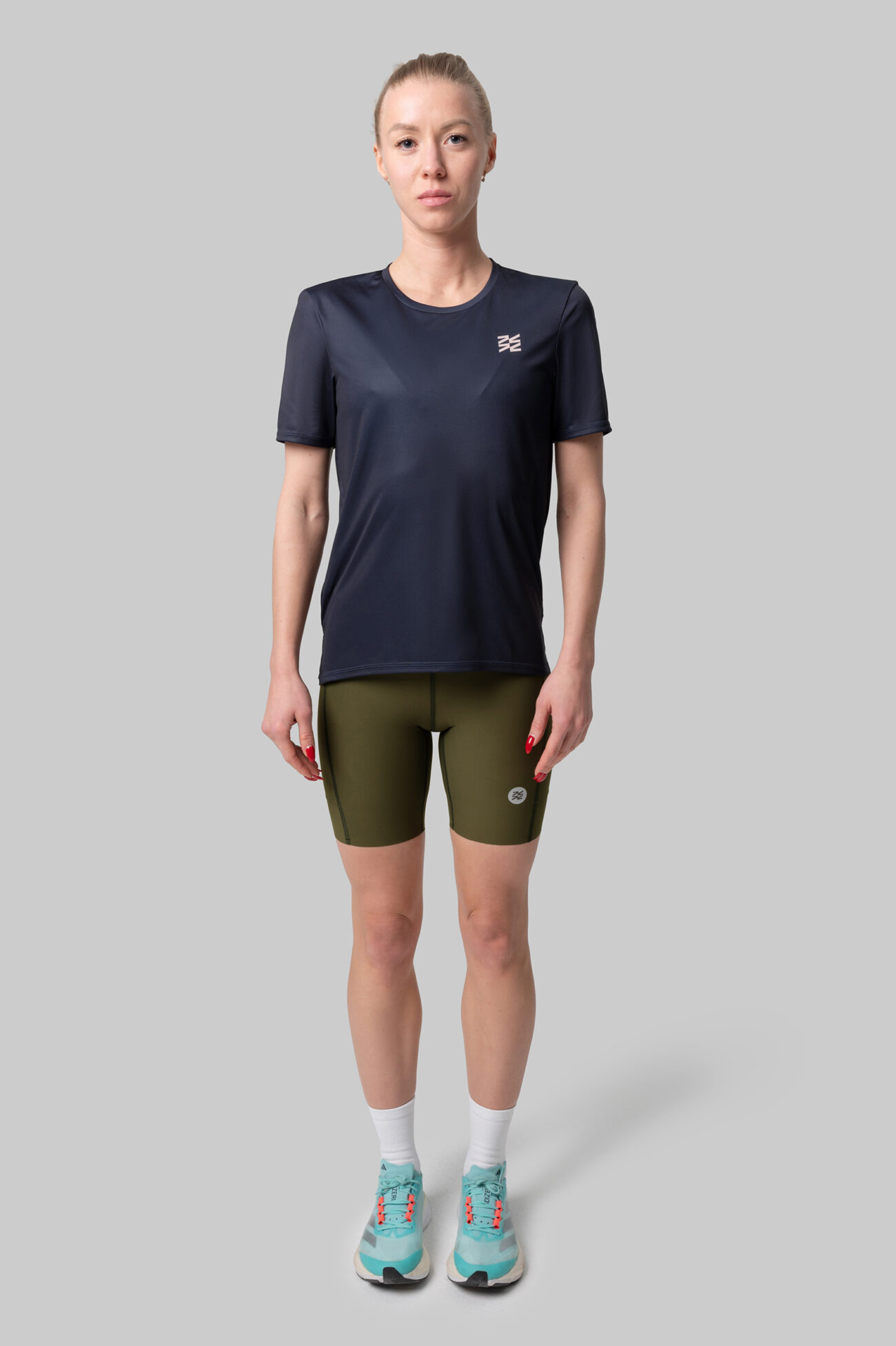 Женские Беговые Халф-тайтсы Cargo Olive