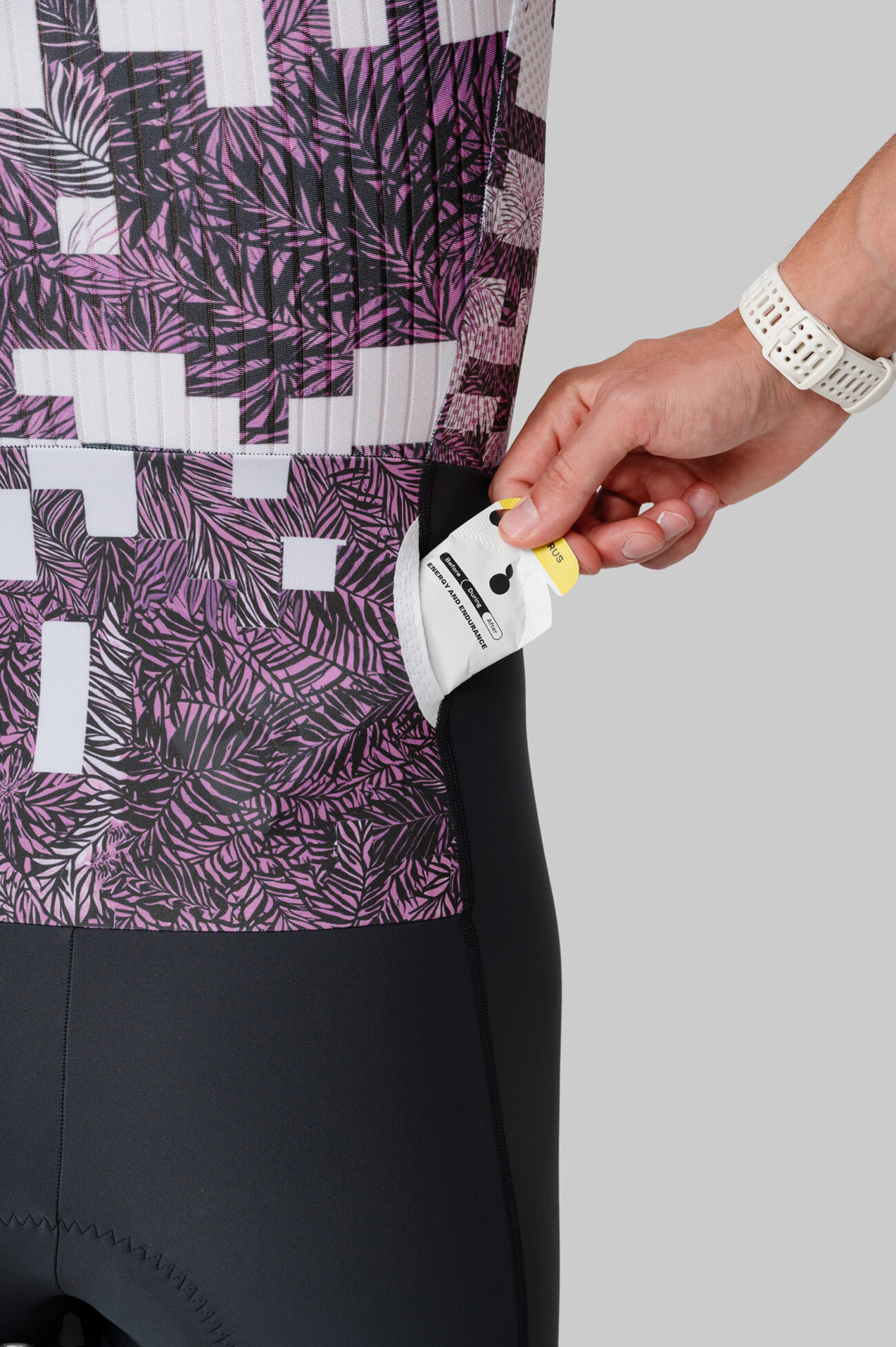 Мужской Трисьют для длинных дистанций Progress Grape Maze