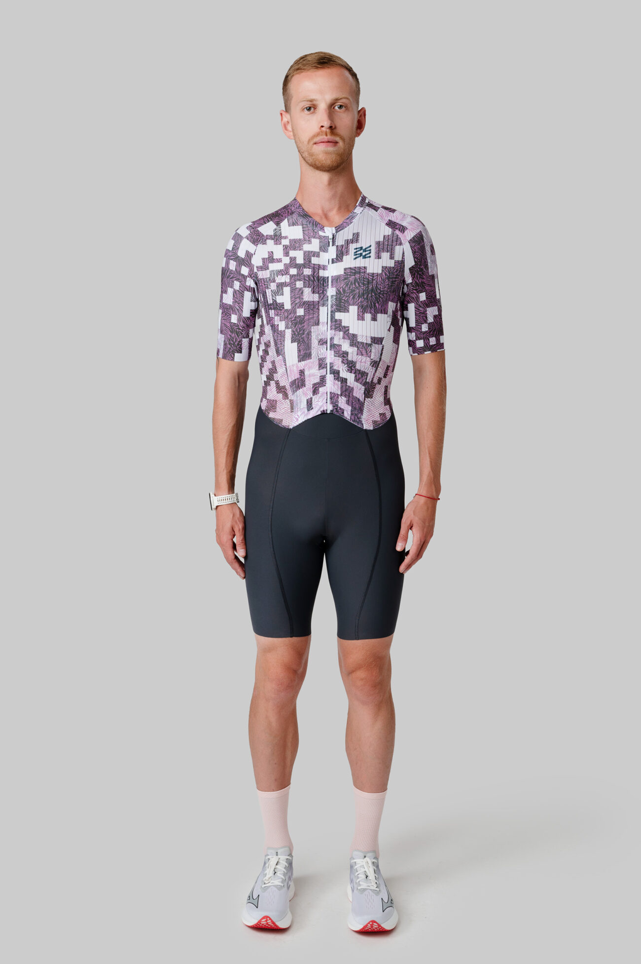 Мужской Трисьют для длинных дистанций Progress Grape Maze