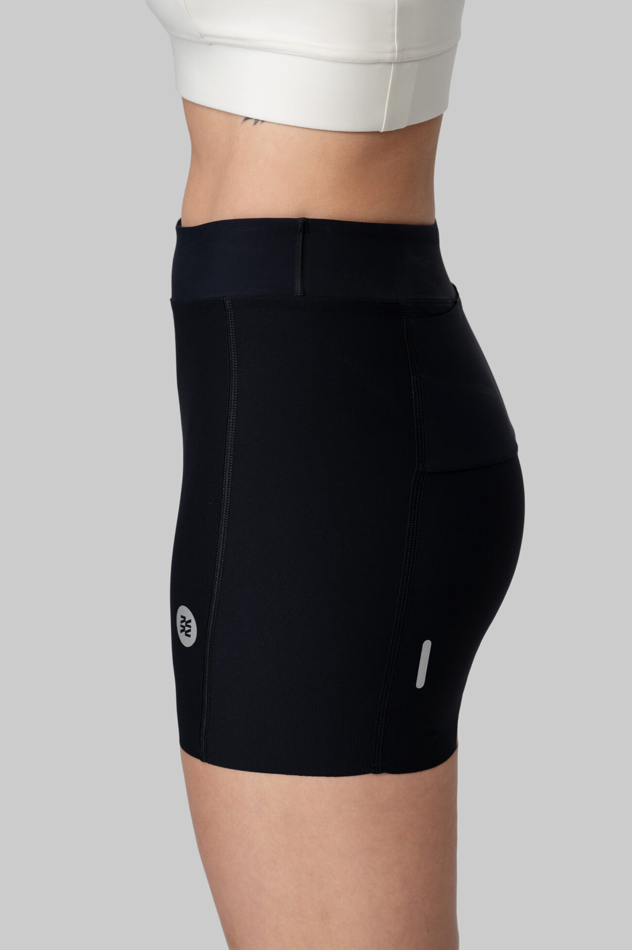 Женские Квотер-Тайтсы Black