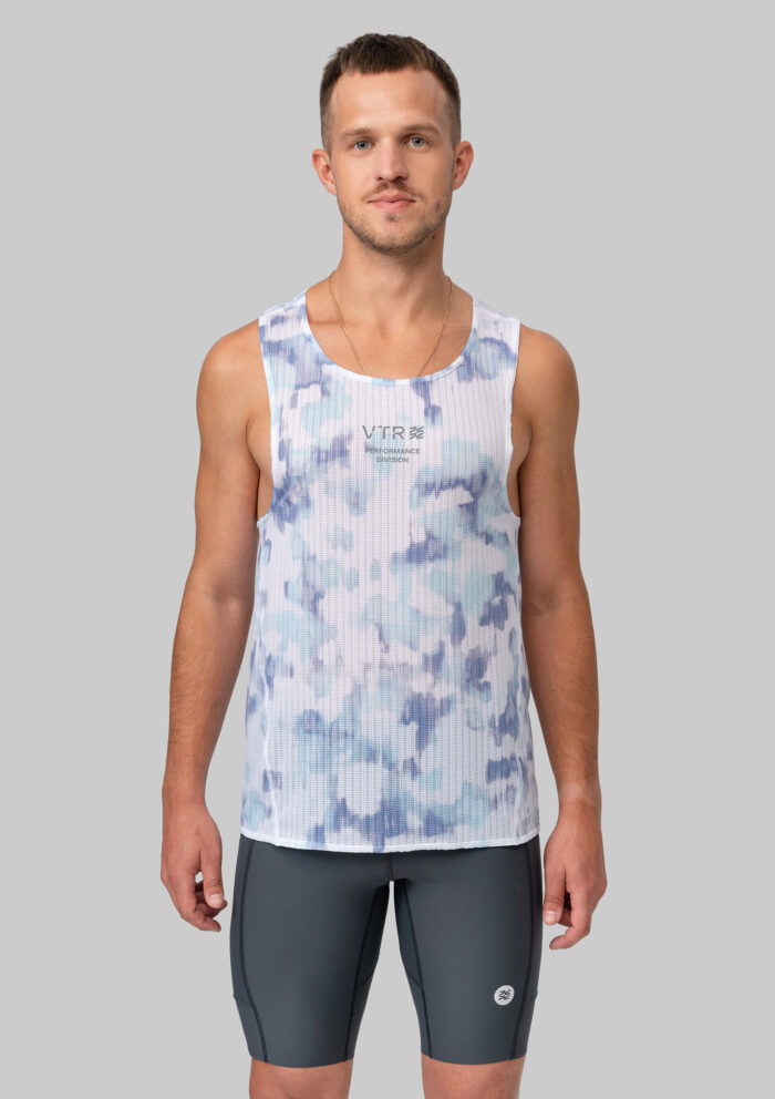 Мужская Беговая Майка Стартовая Performance Ocean Mist