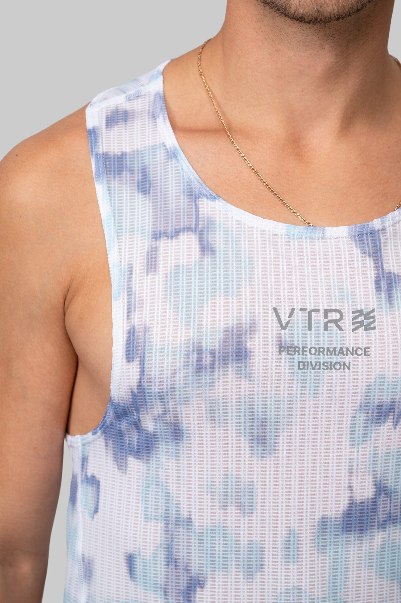 Мужская Беговая Майка Стартовая Performance Ocean Mist