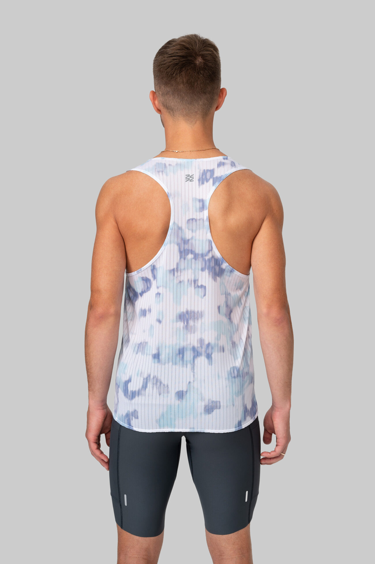 Мужская Беговая Майка Стартовая Performance Ocean Mist