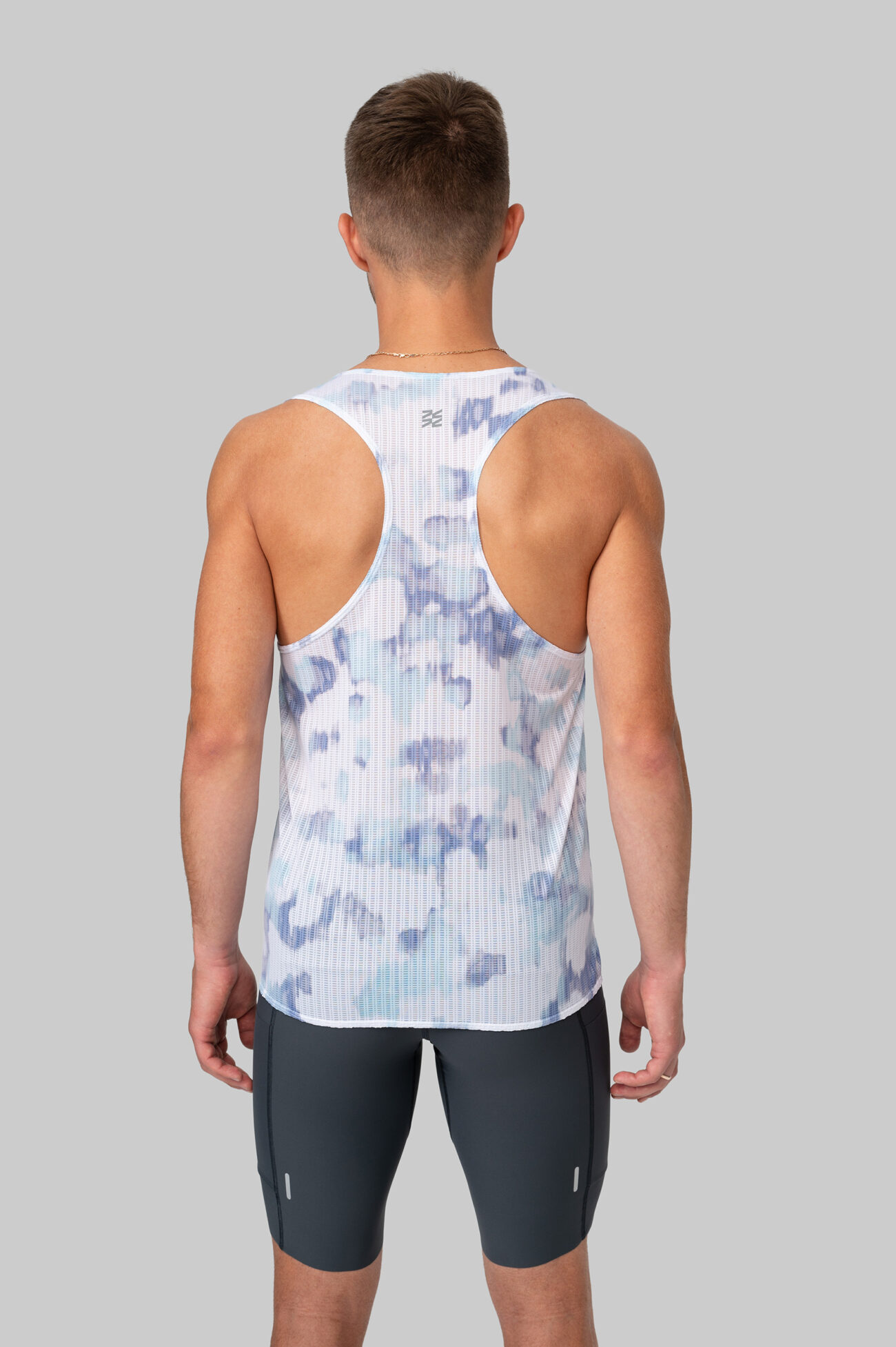 Мужская Беговая Майка Стартовая Performance Ocean Mist