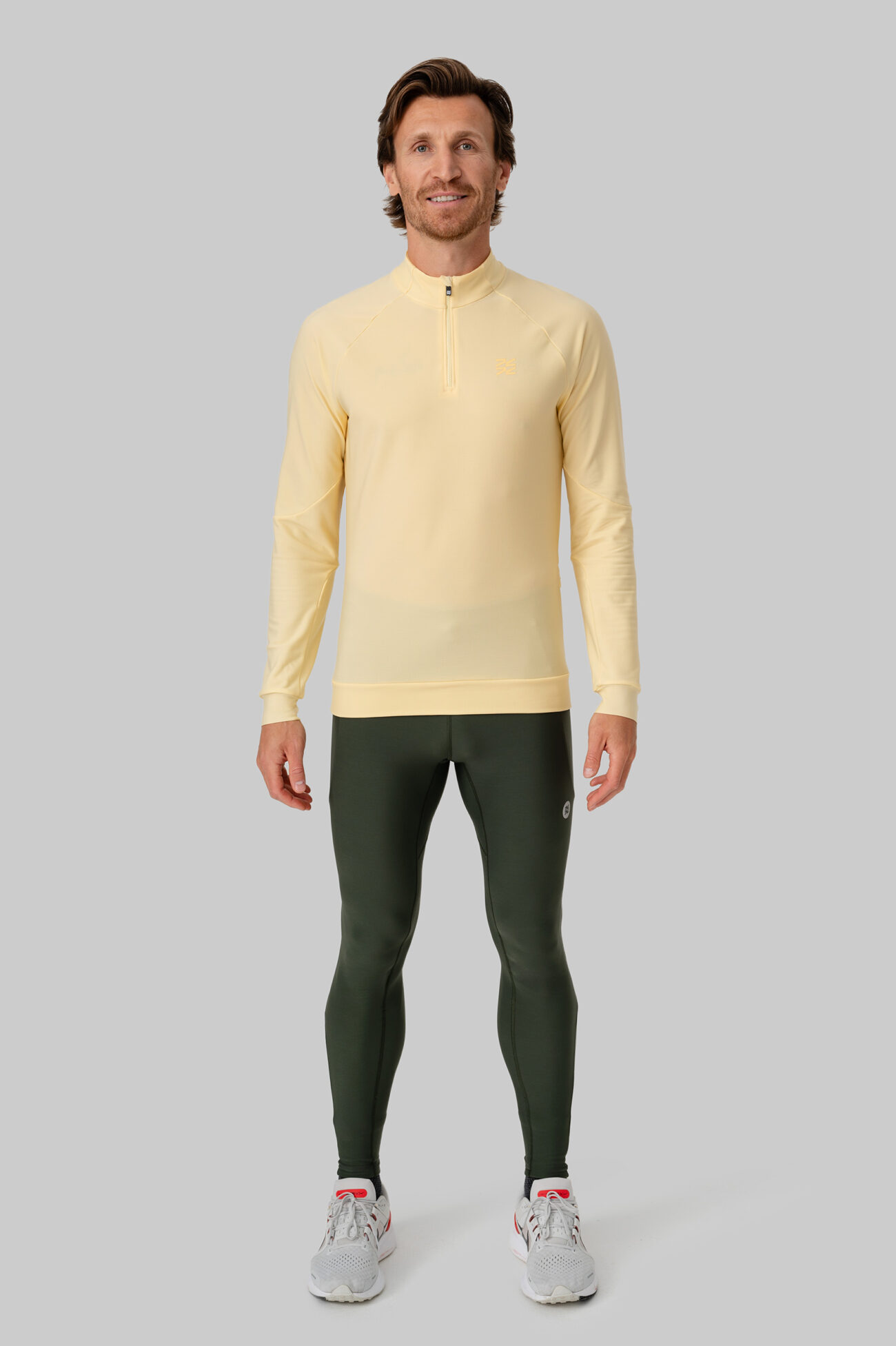 Мужской Беговой Утеплённый Лонгслив Practice Sunlight