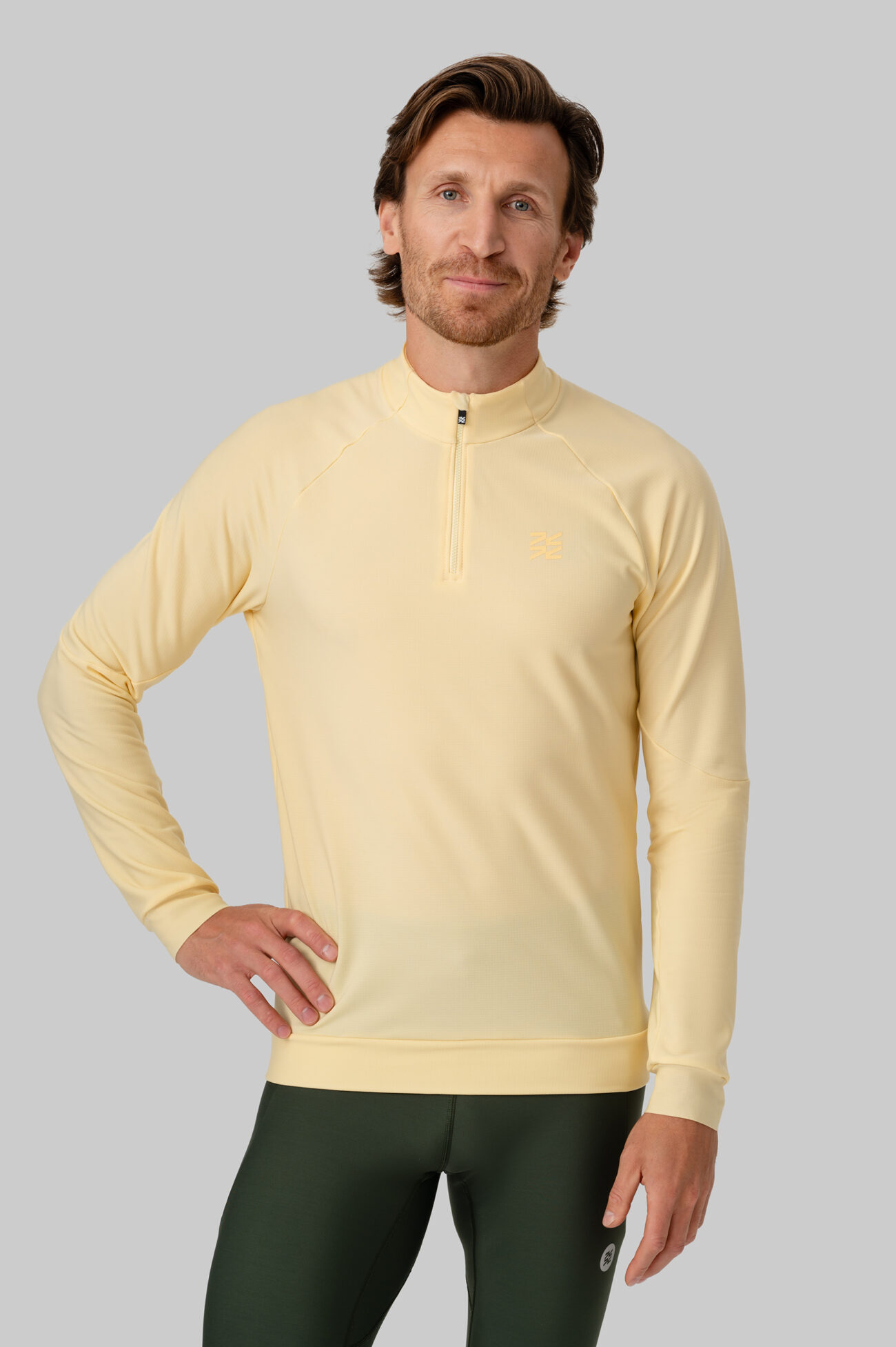 Мужской Беговой Утеплённый Лонгслив Practice Sunlight