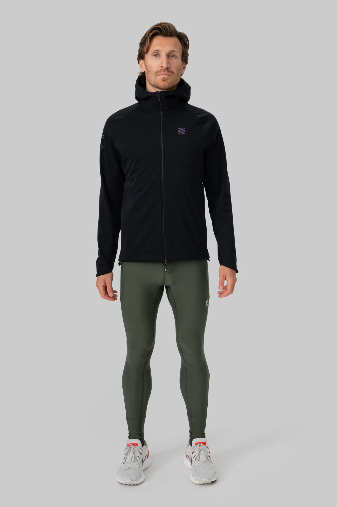 Мужская Беговая Куртка Practice Black