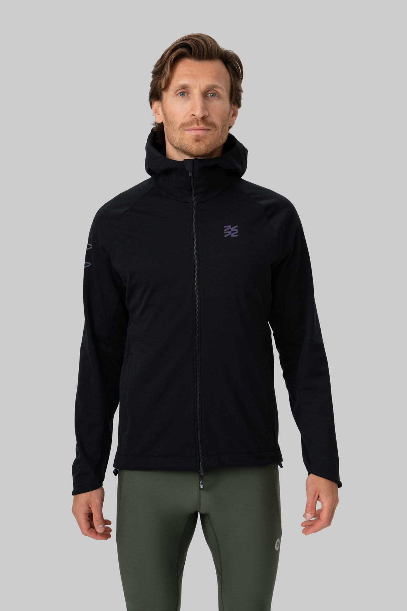 Мужская Беговая Куртка Practice Black