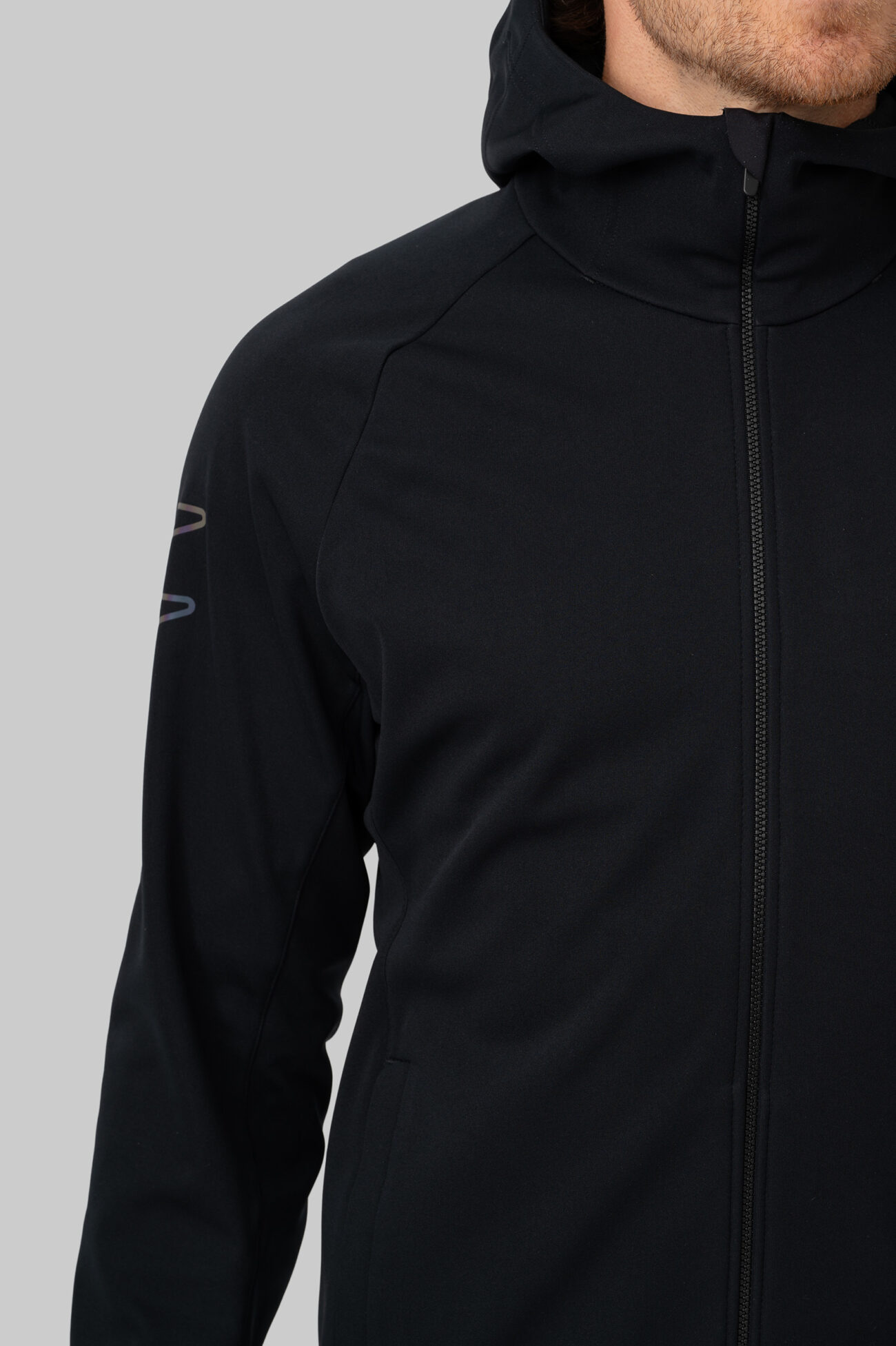 Мужская Беговая Куртка Practice Black