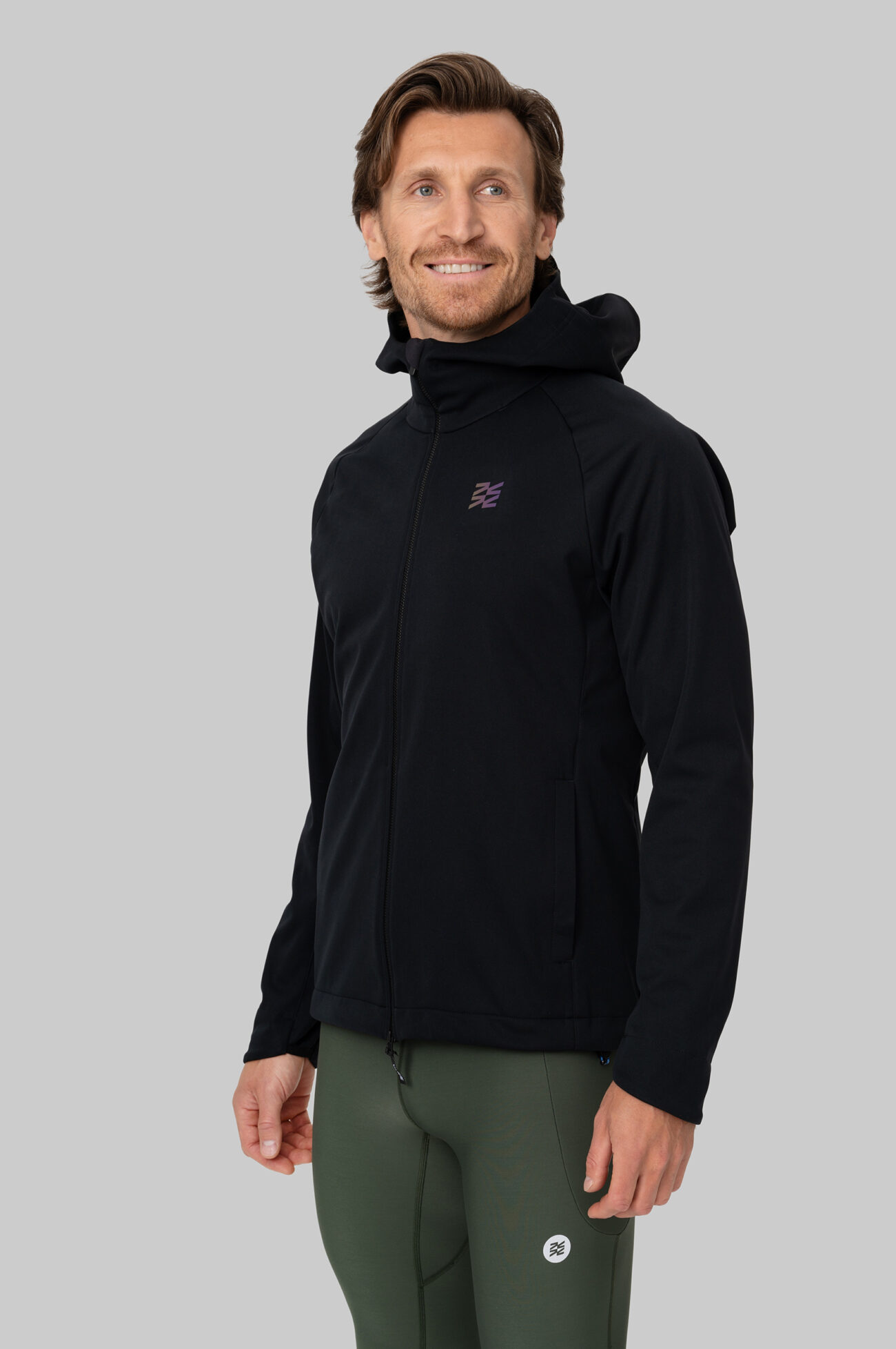 Мужская Беговая Куртка Practice Black