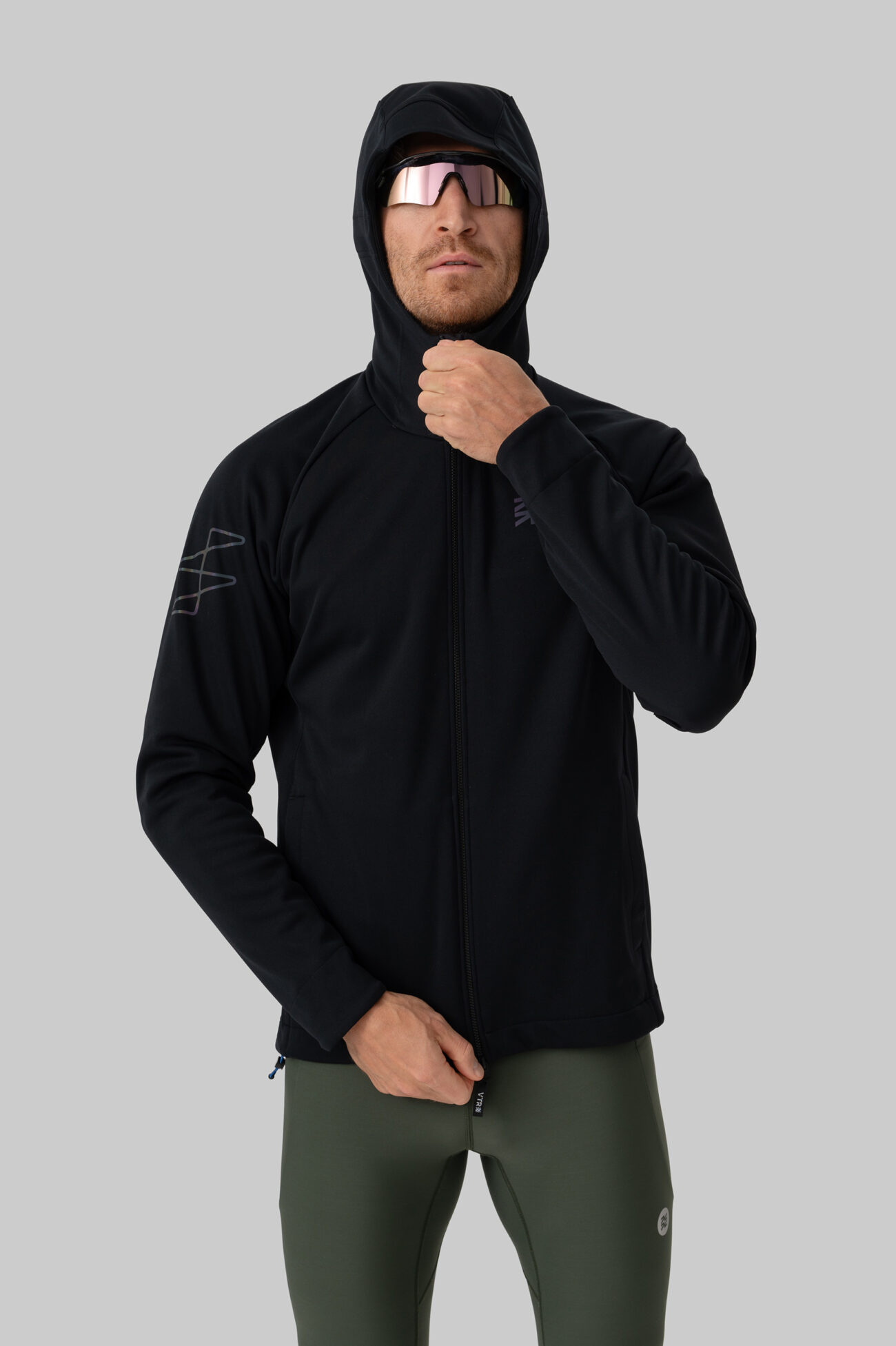 Мужская Беговая Куртка Practice Black