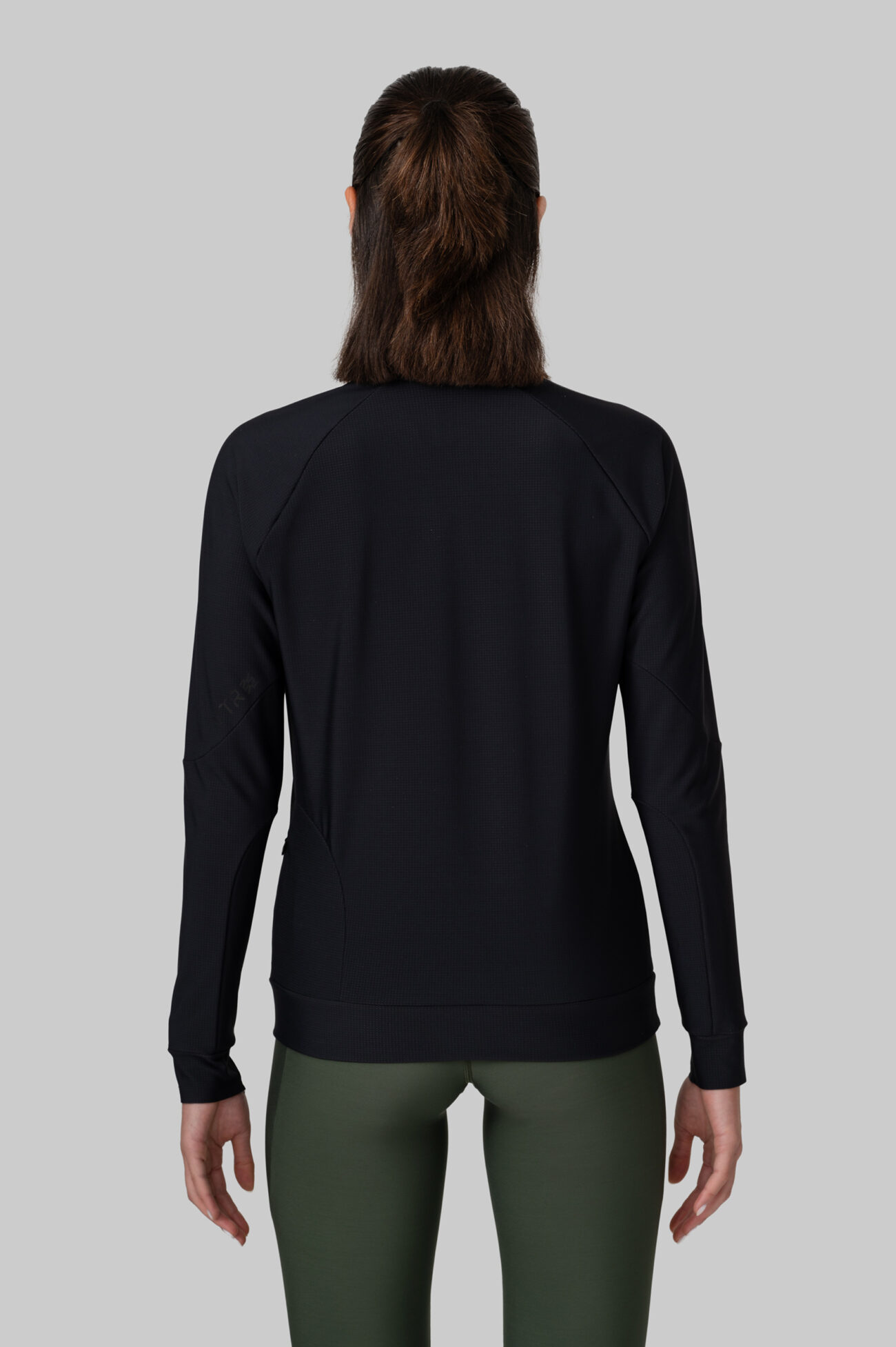 Женский Беговой Утеплённый Лонгслив Practice Black