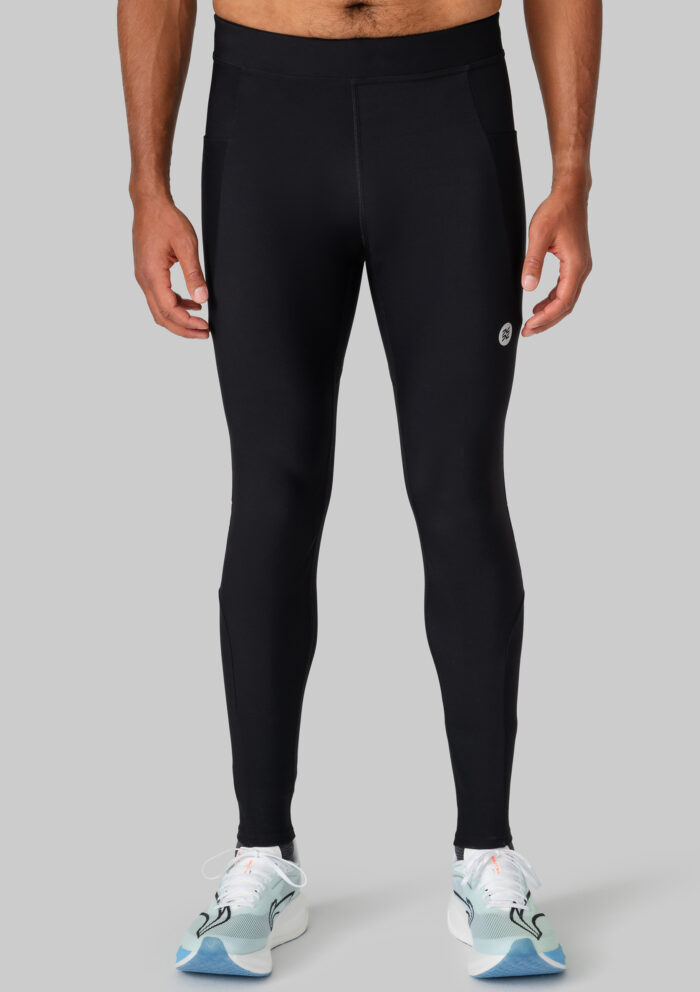 Мужские Утеплённые Беговые Тайтсы Practice Black