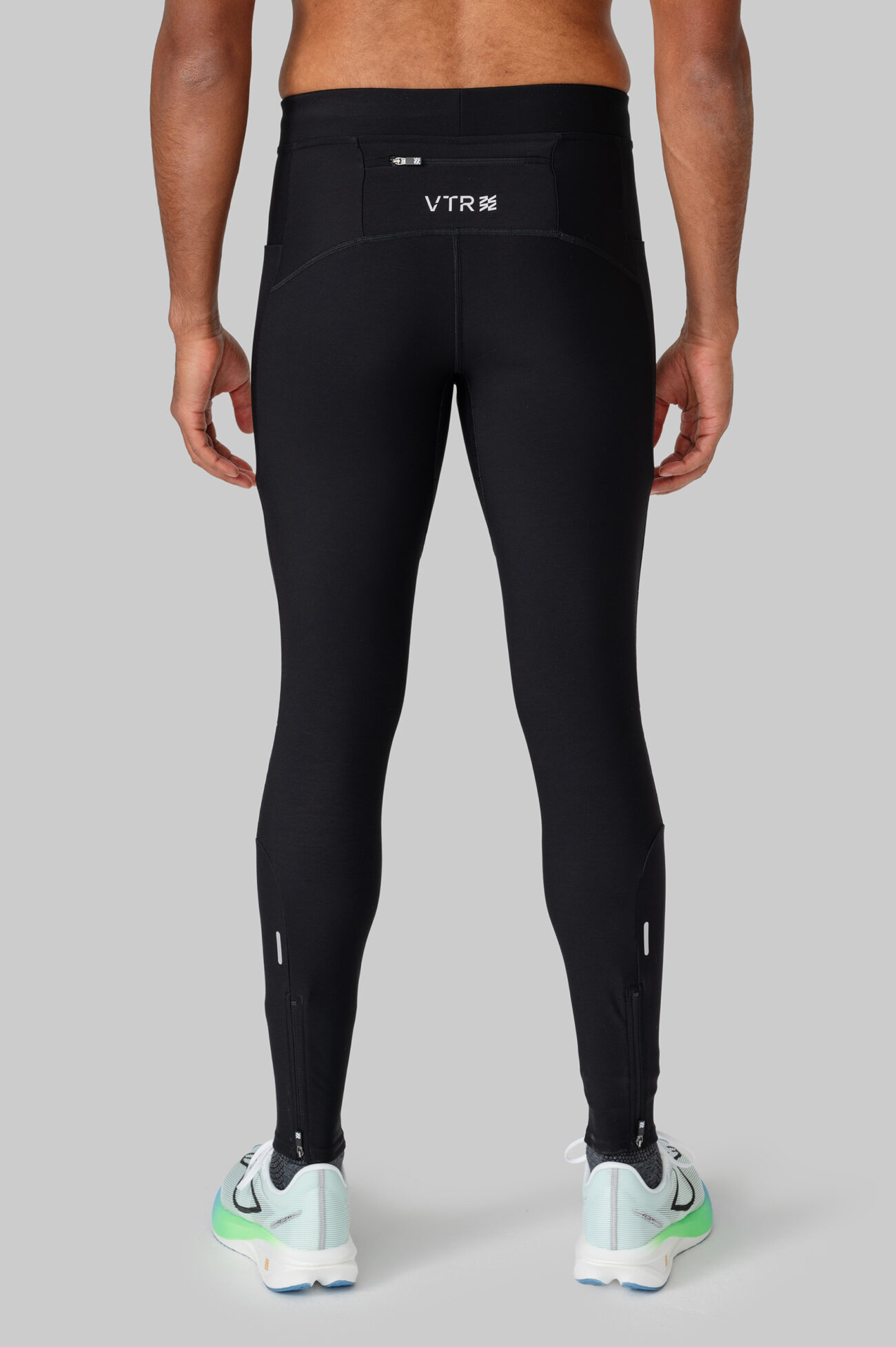 Мужские Утеплённые Беговые Тайтсы Practice Black