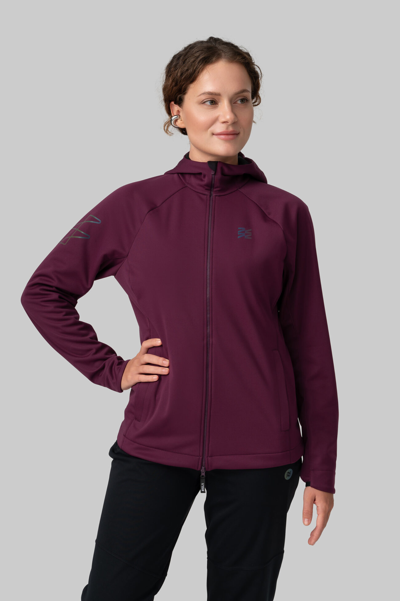 Женская Беговая Куртка Practice Amarone