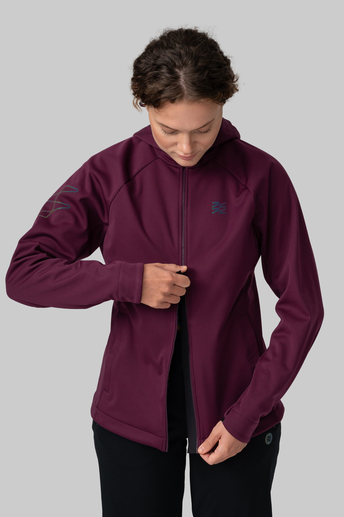 Женская Беговая Куртка Practice Amarone