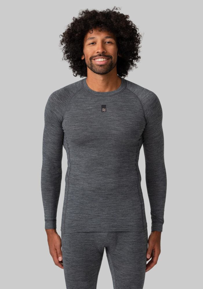 Мужское термобелье мерино верх Grey
