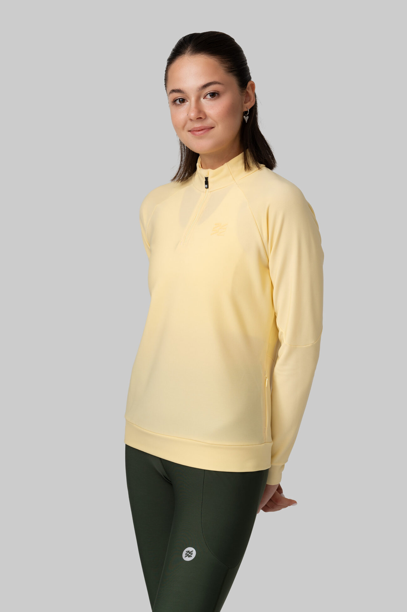 Женский Беговой Утеплённый Лонгслив Practice Sunlight