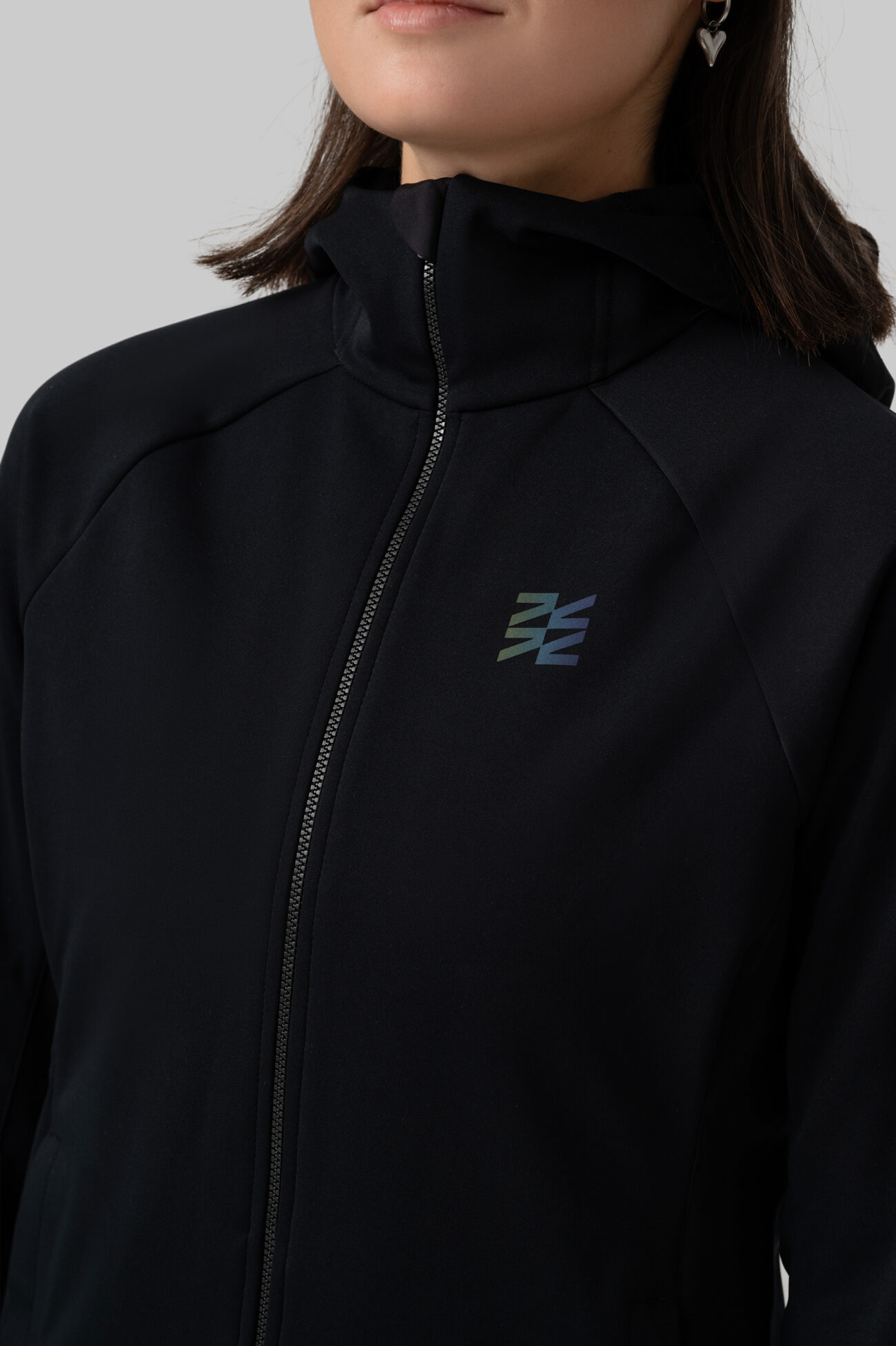 Женская Беговая Куртка Practice Black