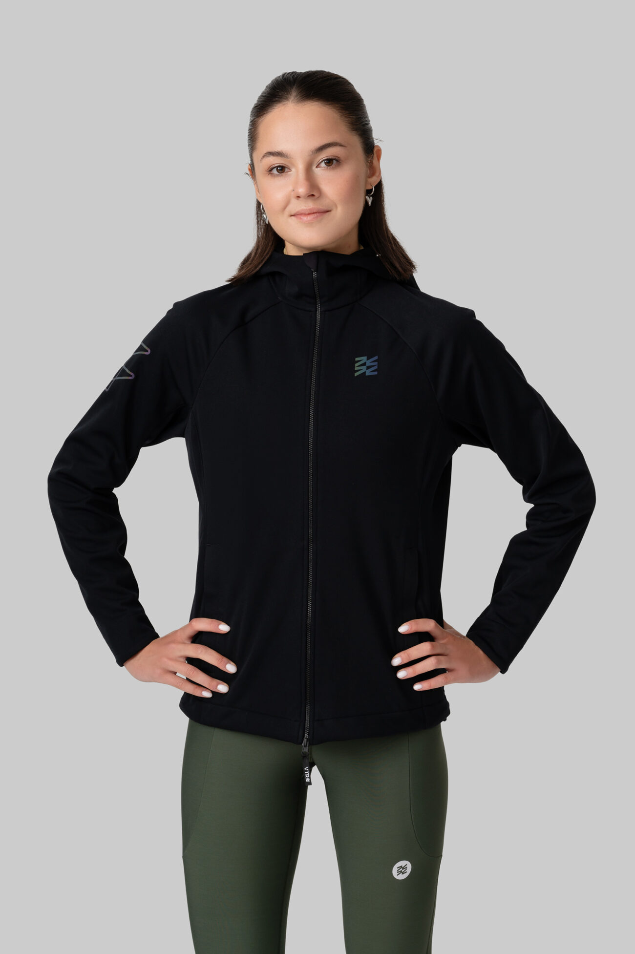 Женская Беговая Куртка Practice Black