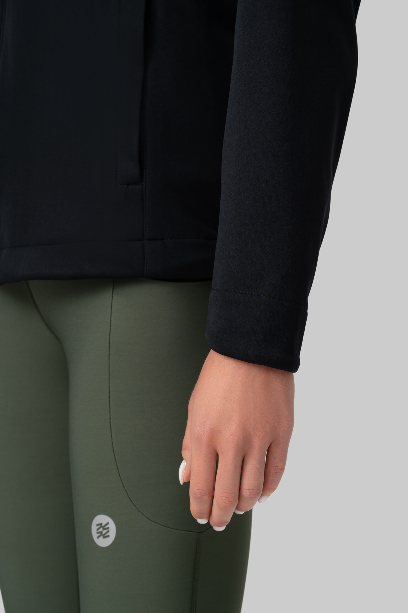 Женская Беговая Куртка Practice Black