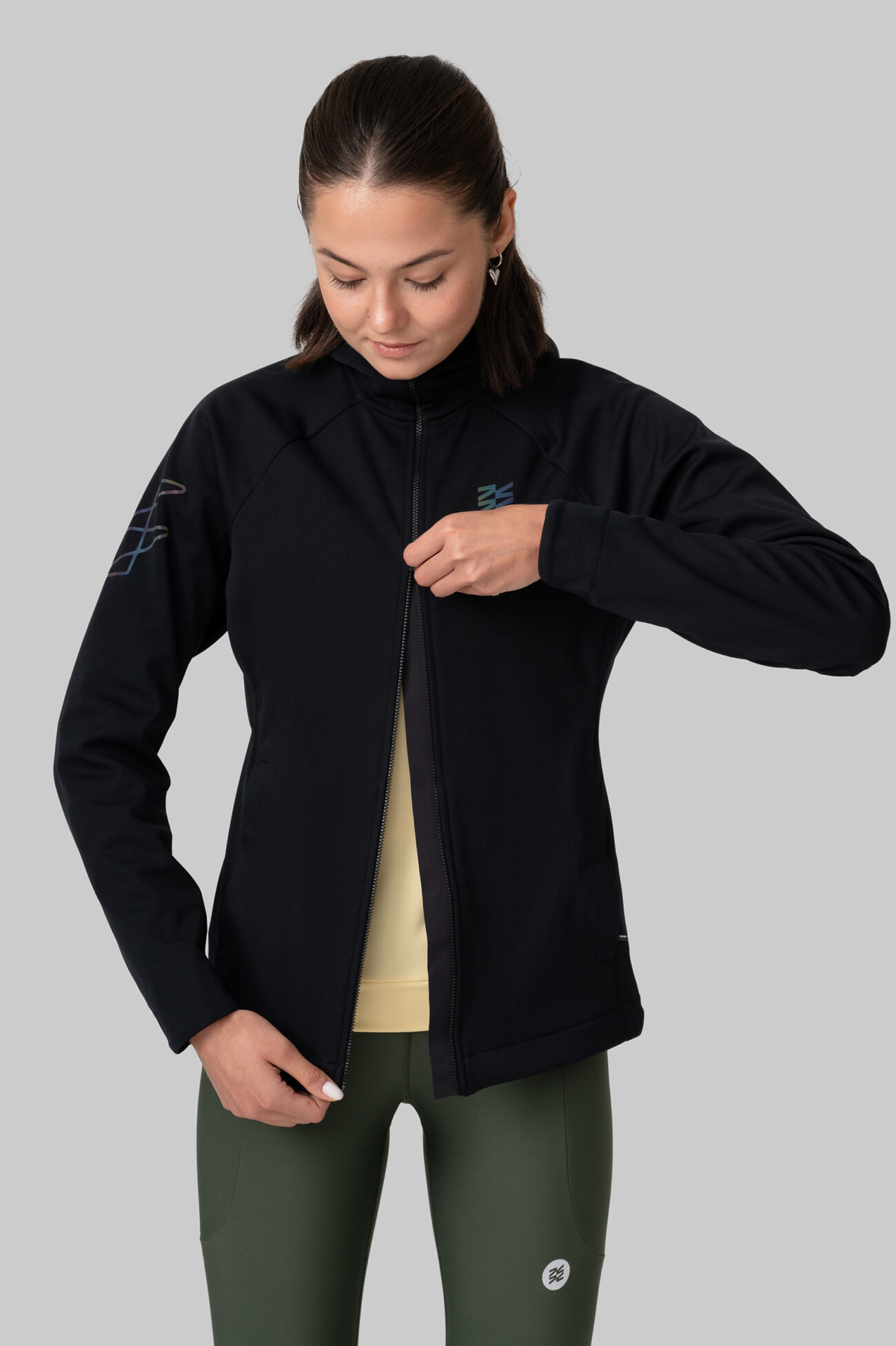 Женская Беговая Куртка Practice Black