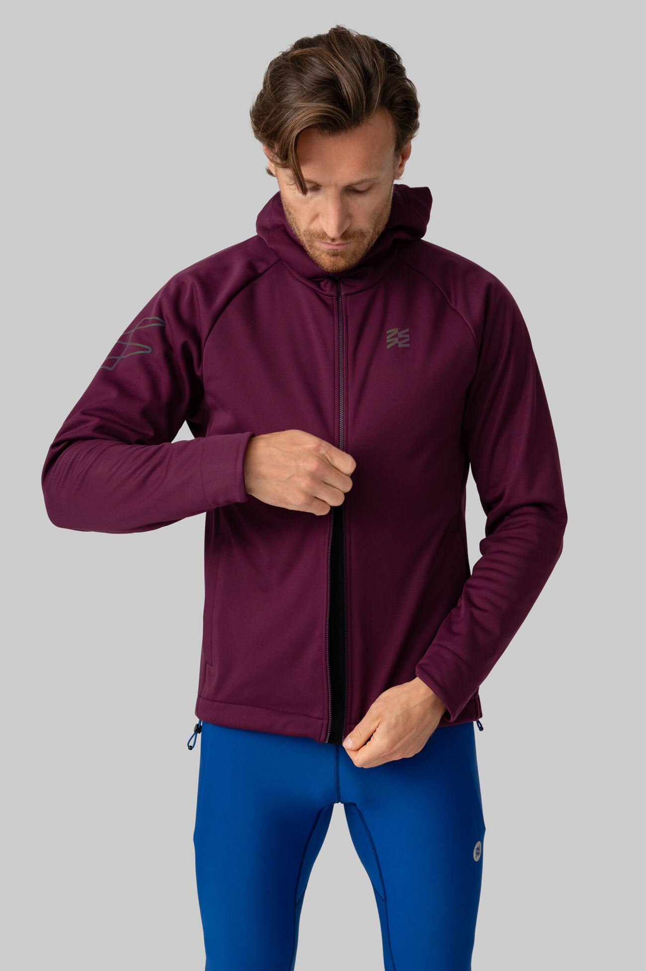 Мужская Беговая Куртка Practice Amarone