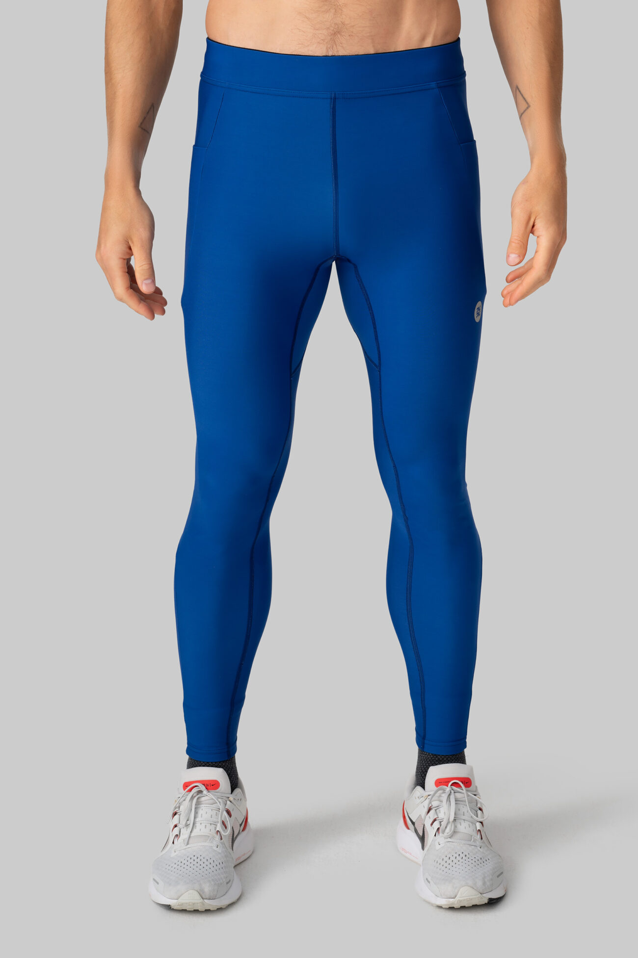 Мужские Утеплённые Беговые Тайтсы Practice Sodalite Blue