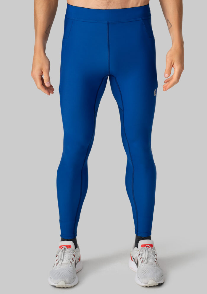 Мужские Утеплённые Беговые Тайтсы Practice Sodalite Blue