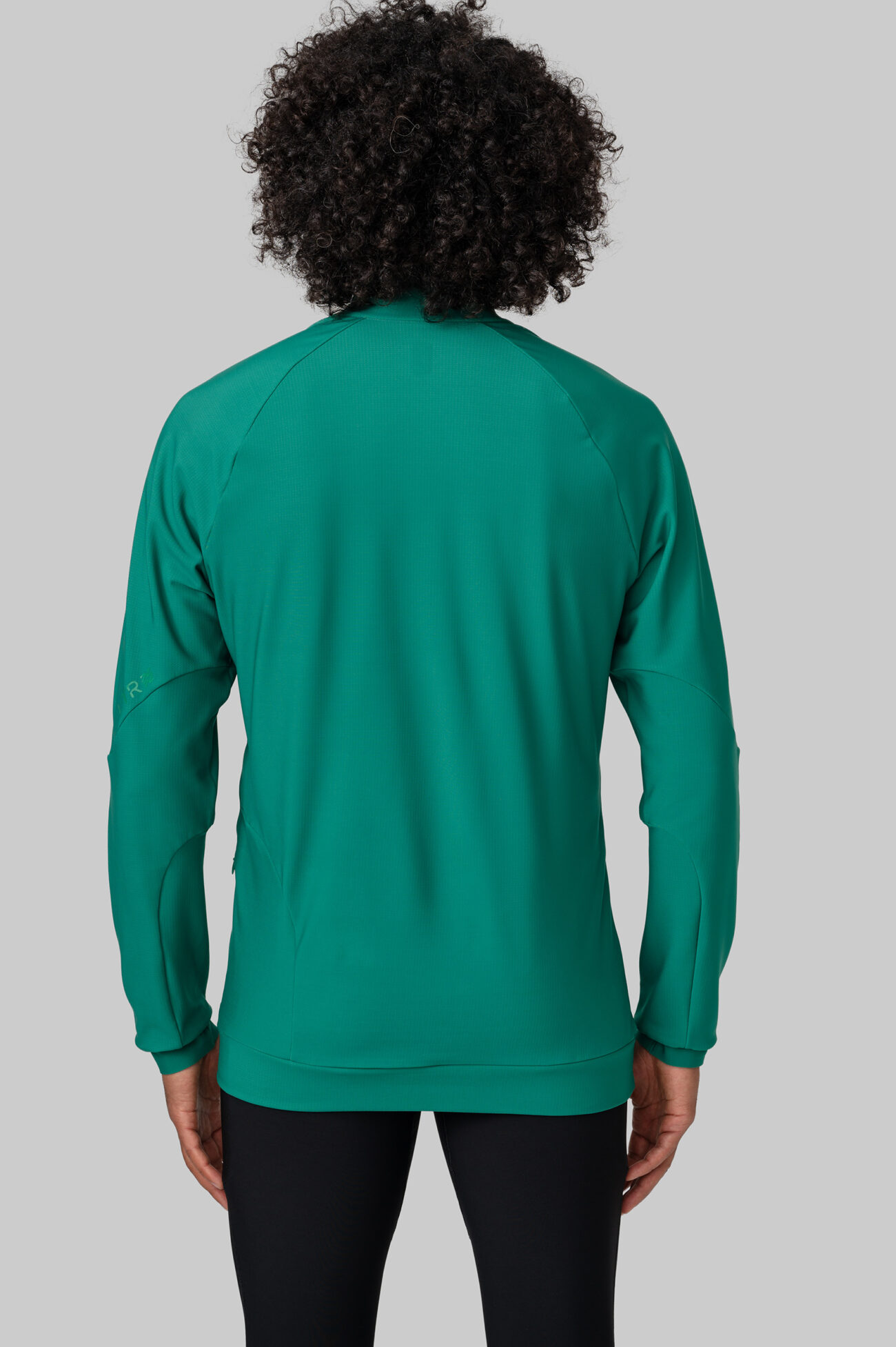 Мужской Беговой Утеплённый Лонгслив Practice Ultramarine Green